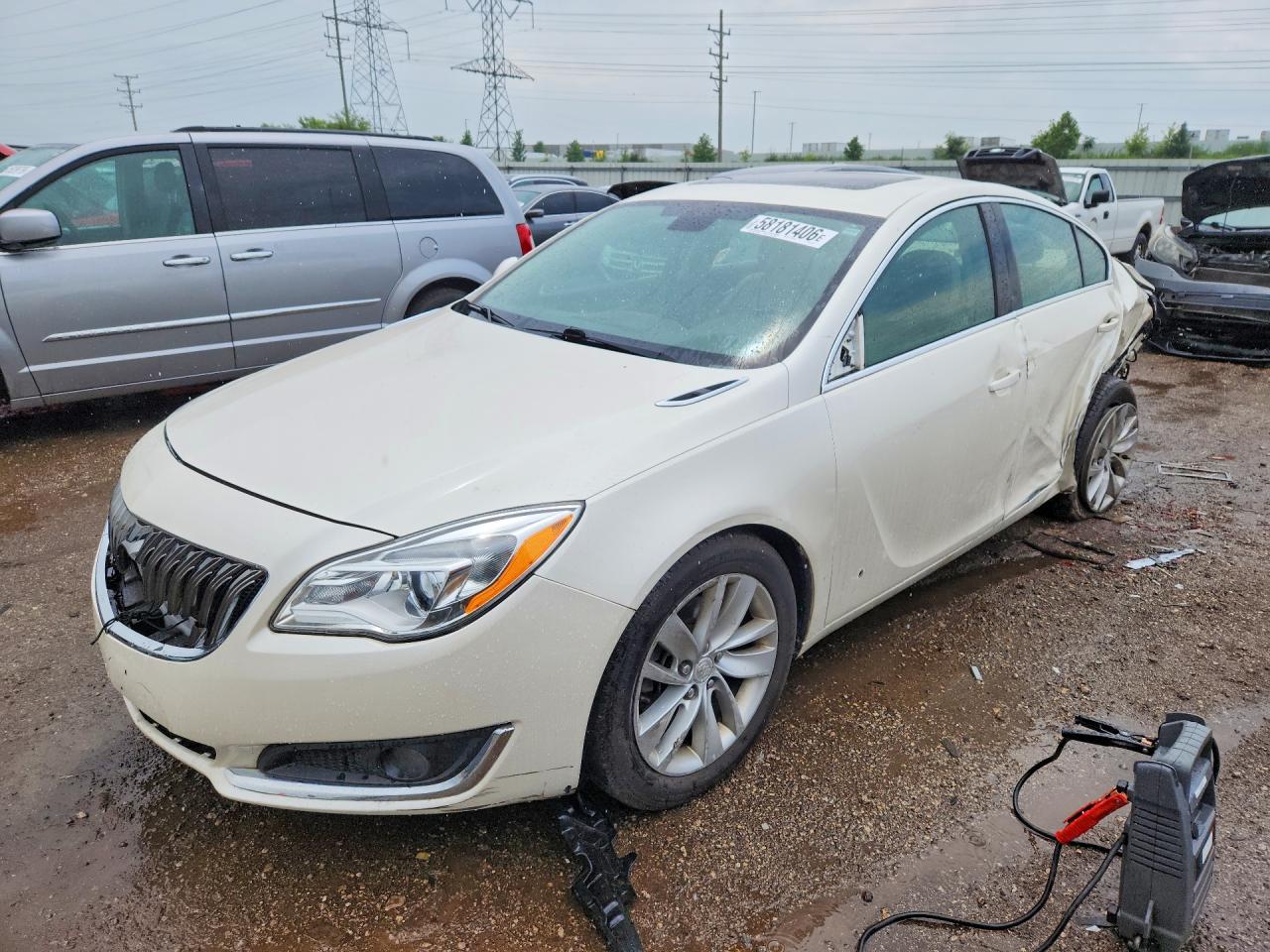 2015 Buick Regal White vin: 2G4GK5EX4F9197731