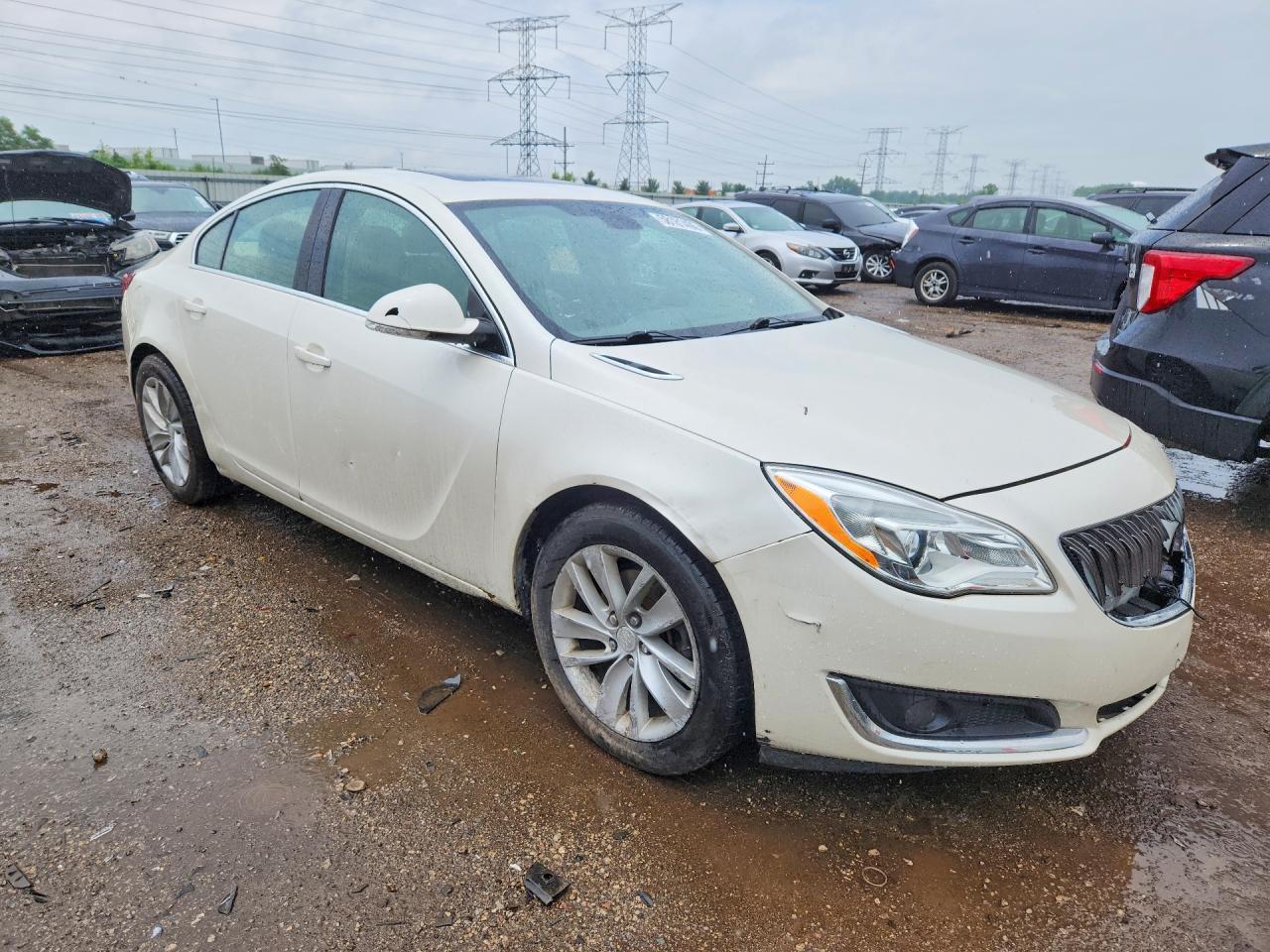 2015 Buick Regal White vin: 2G4GK5EX4F9197731
