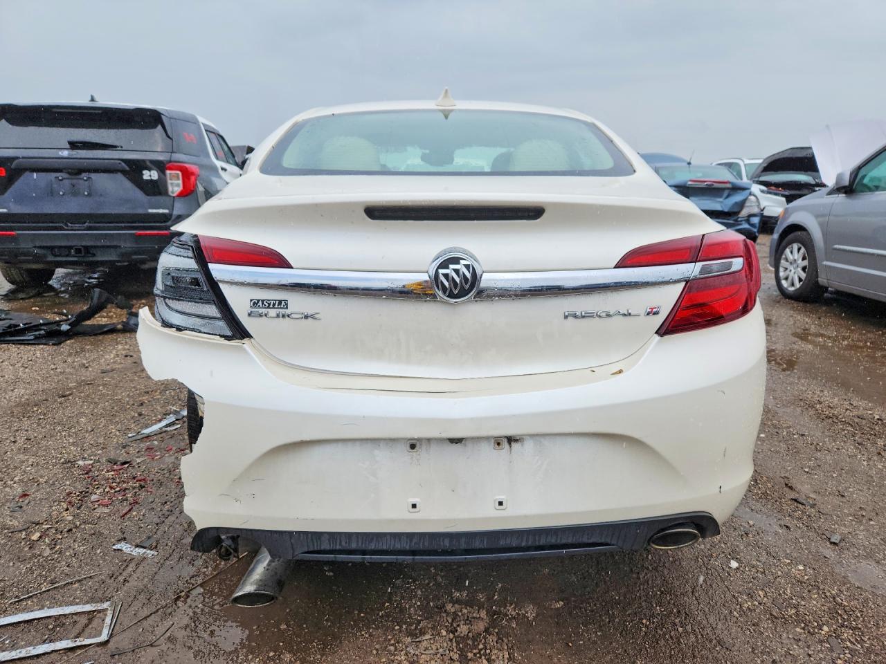 2015 Buick Regal White vin: 2G4GK5EX4F9197731