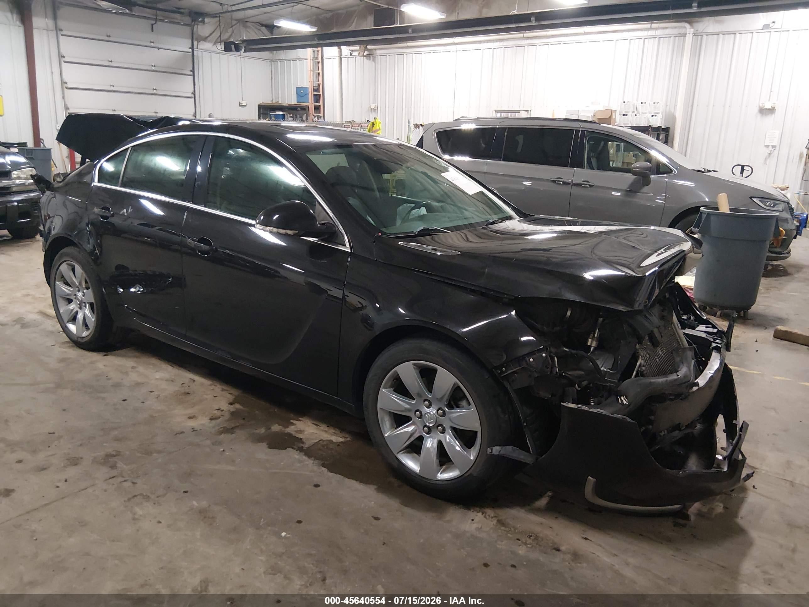 2015 Buick Regal Turbo Black vin: 2G4GK5EX4F9256700