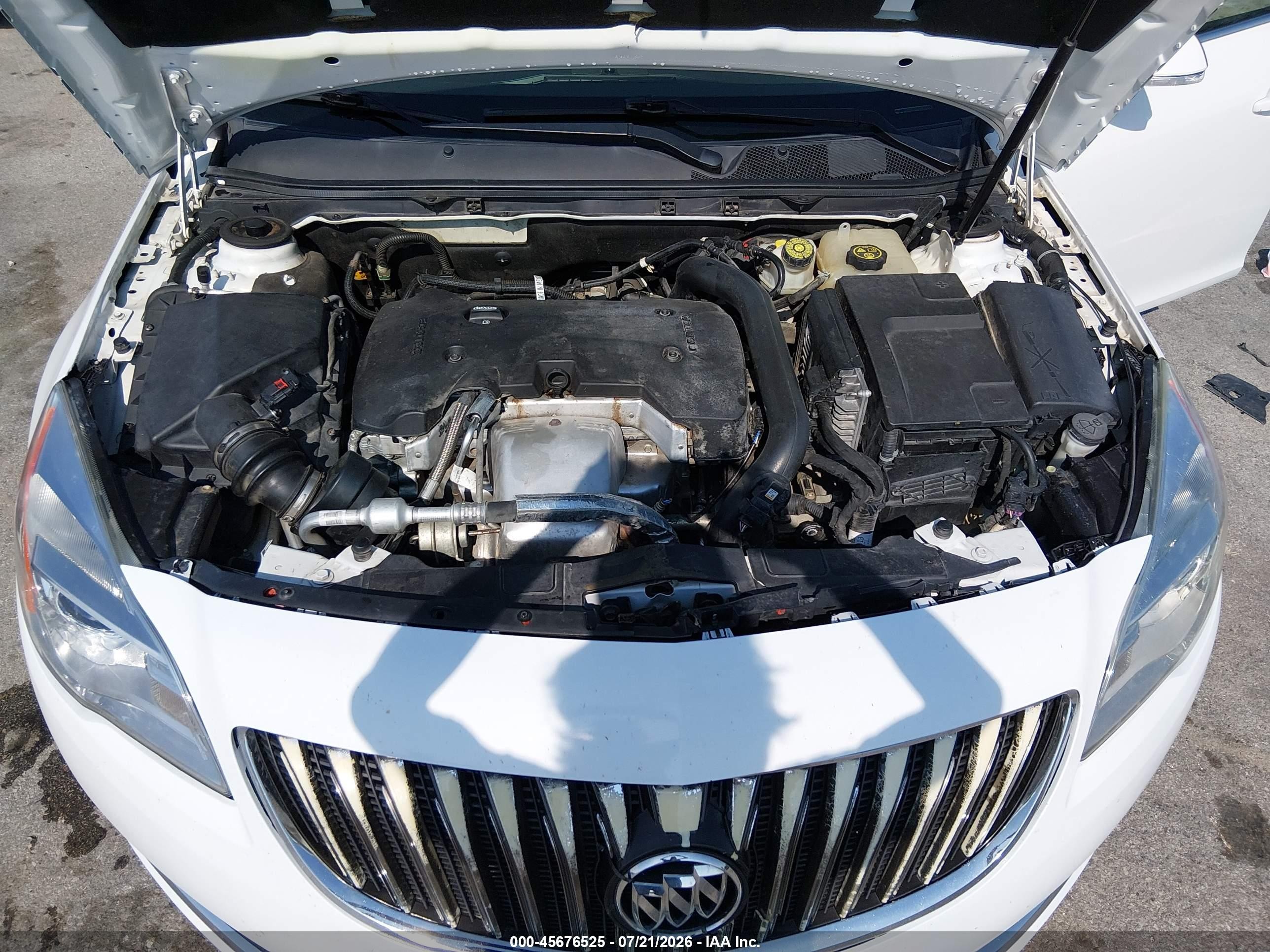 2015 Buick Regal Turbo White vin: 2G4GK5EX4F9282486