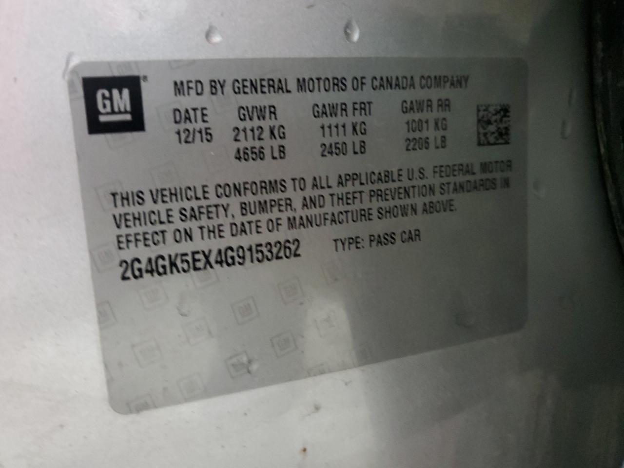 2016 Buick Regal  Silver vin: 2G4GK5EX4G9153262
