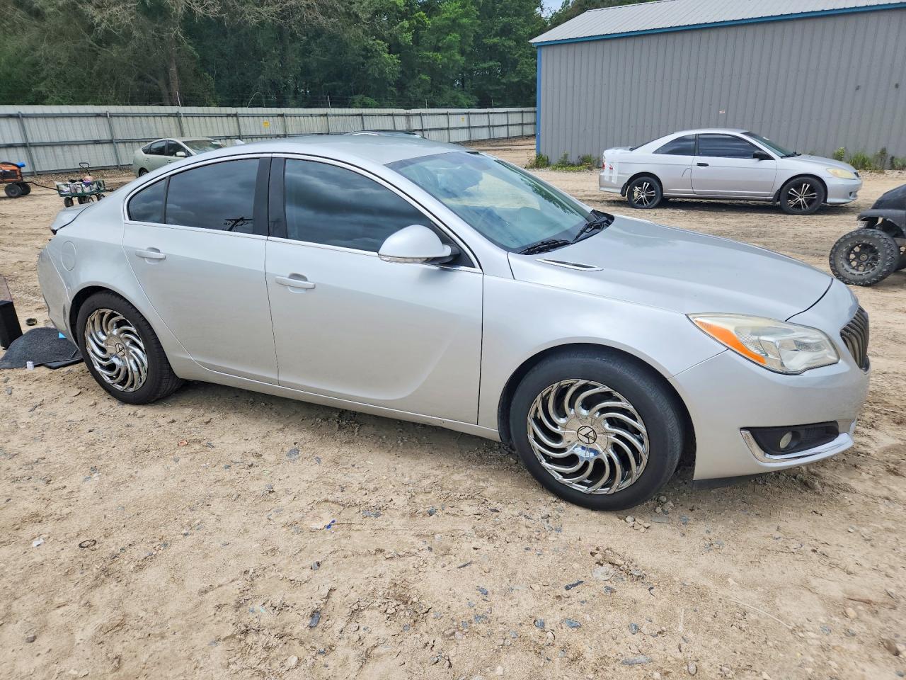 2014 Buick Regal Silver vin: 2G4GK5EX5E9219444