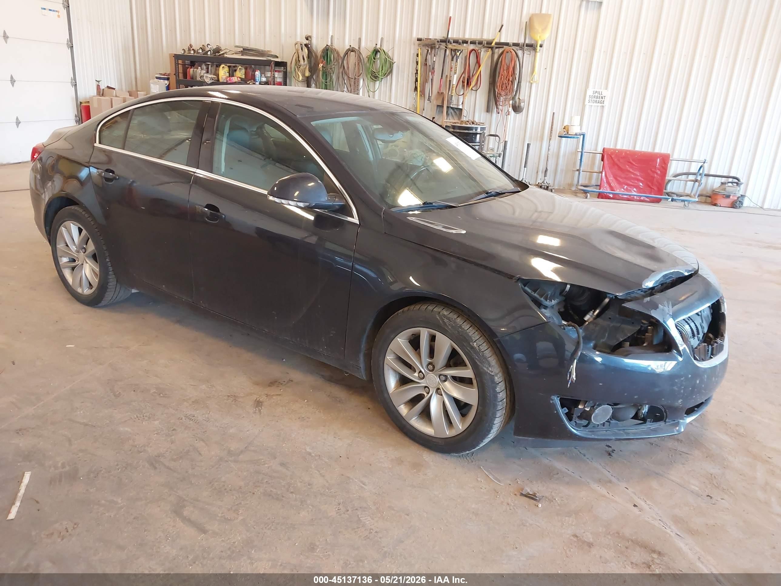 2014 Buick Regal Turbo Dark Blue vin: 2G4GK5EX5E9325229