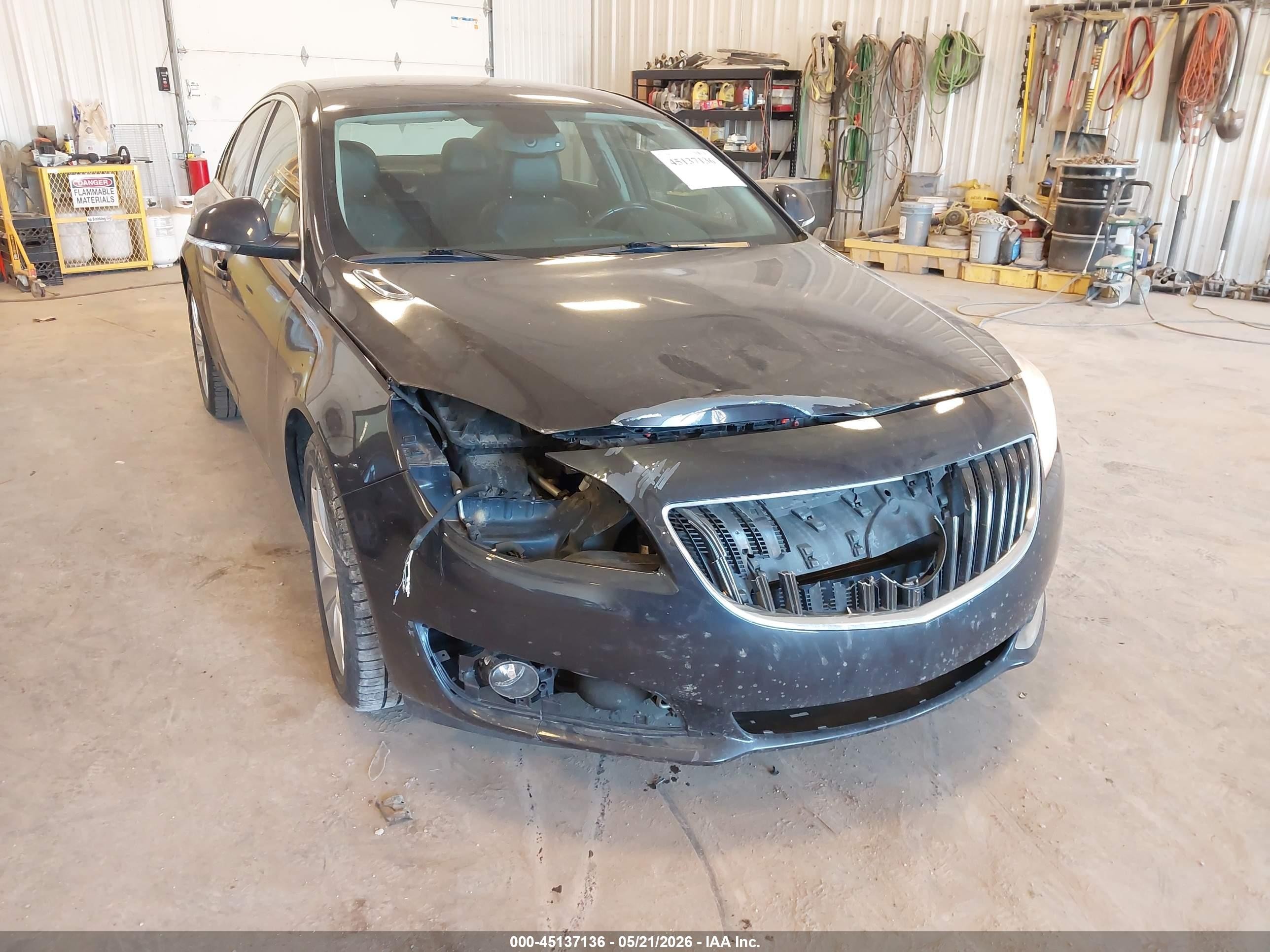 2014 Buick Regal Turbo Dark Blue vin: 2G4GK5EX5E9325229