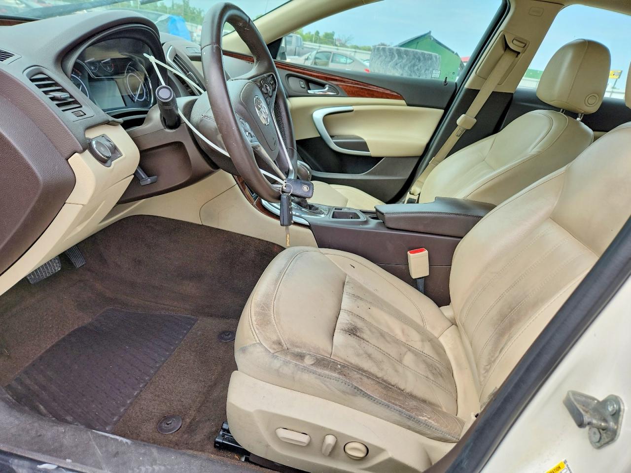 2015 Buick Regal Белый vin: 2G4GK5EX5F9243549
