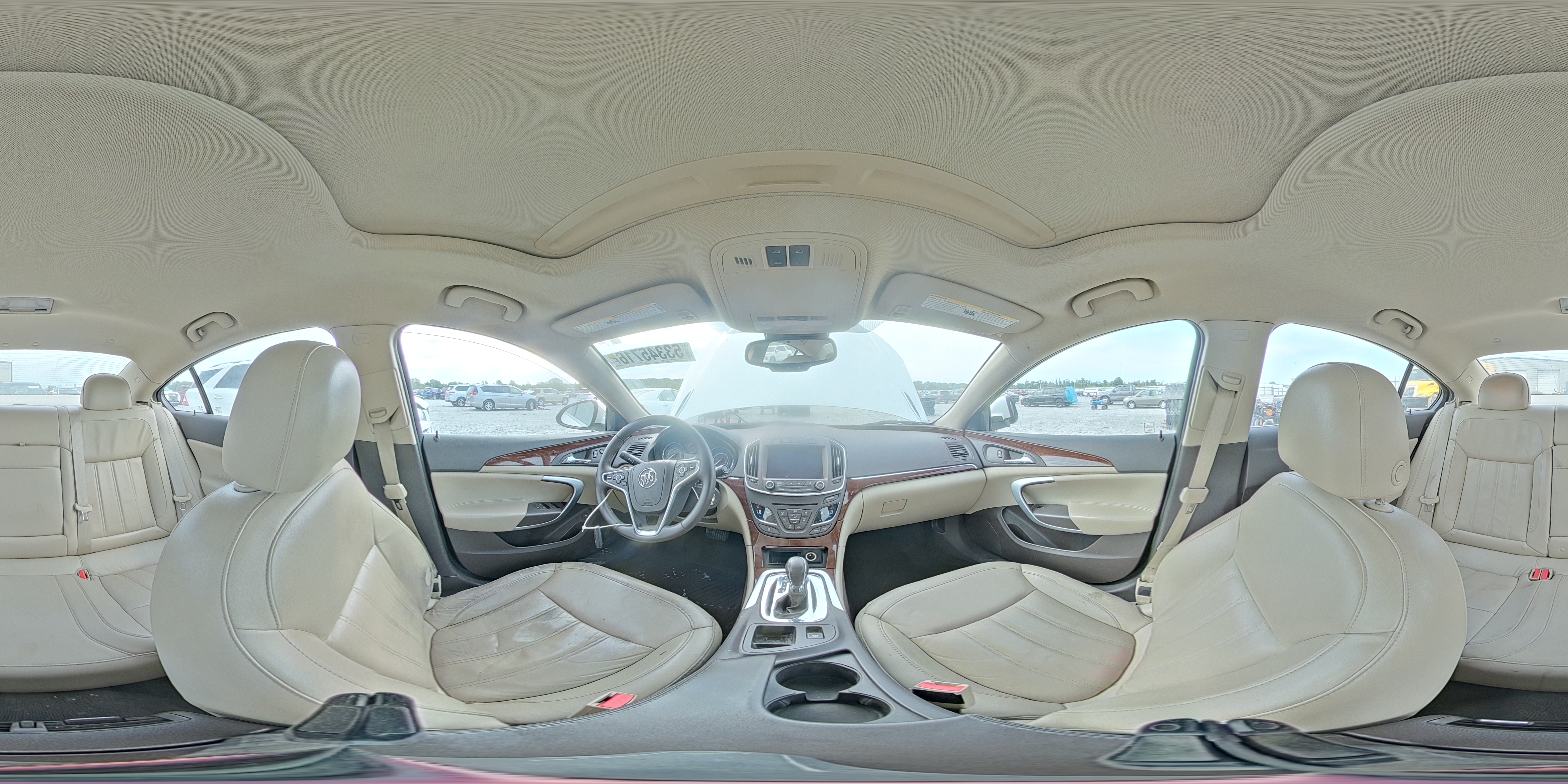 2015 Buick Regal Белый vin: 2G4GK5EX5F9243549
