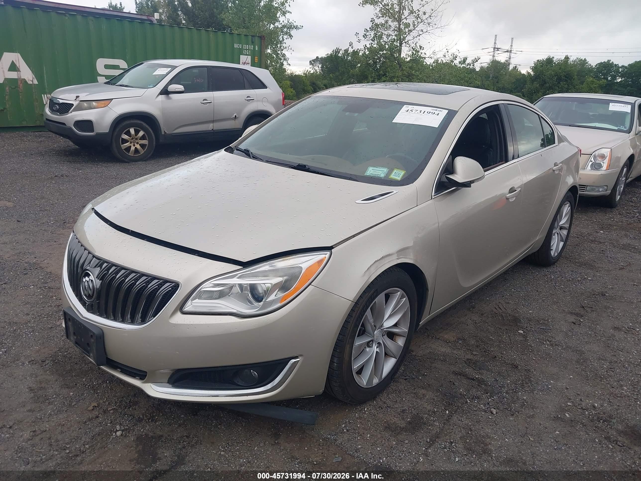 2015 Buick Regal Turbo Beige vin: 2G4GK5EX6F9164018