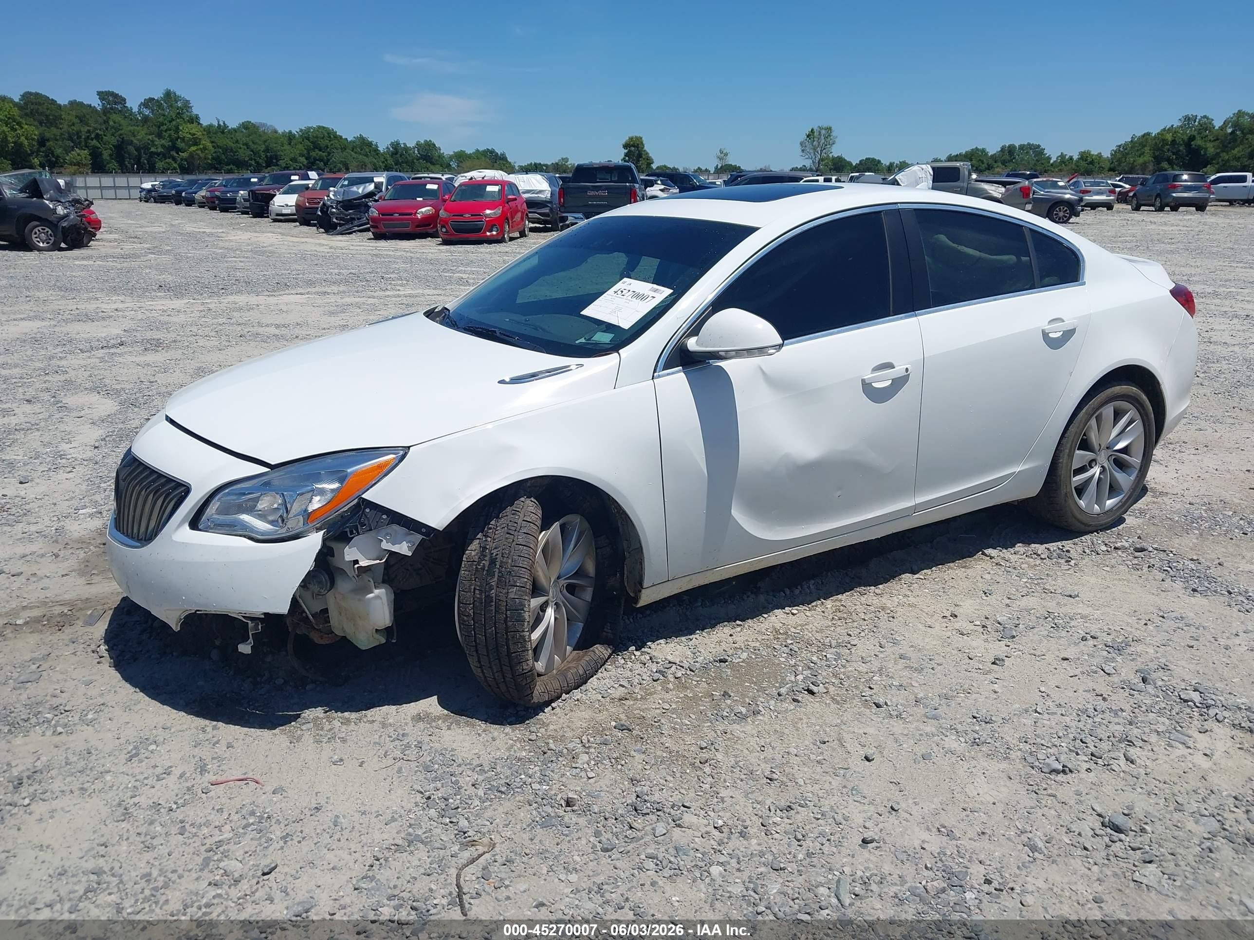 2014 Buick Regal Turbo White vin: 2G4GK5EX7E9268046