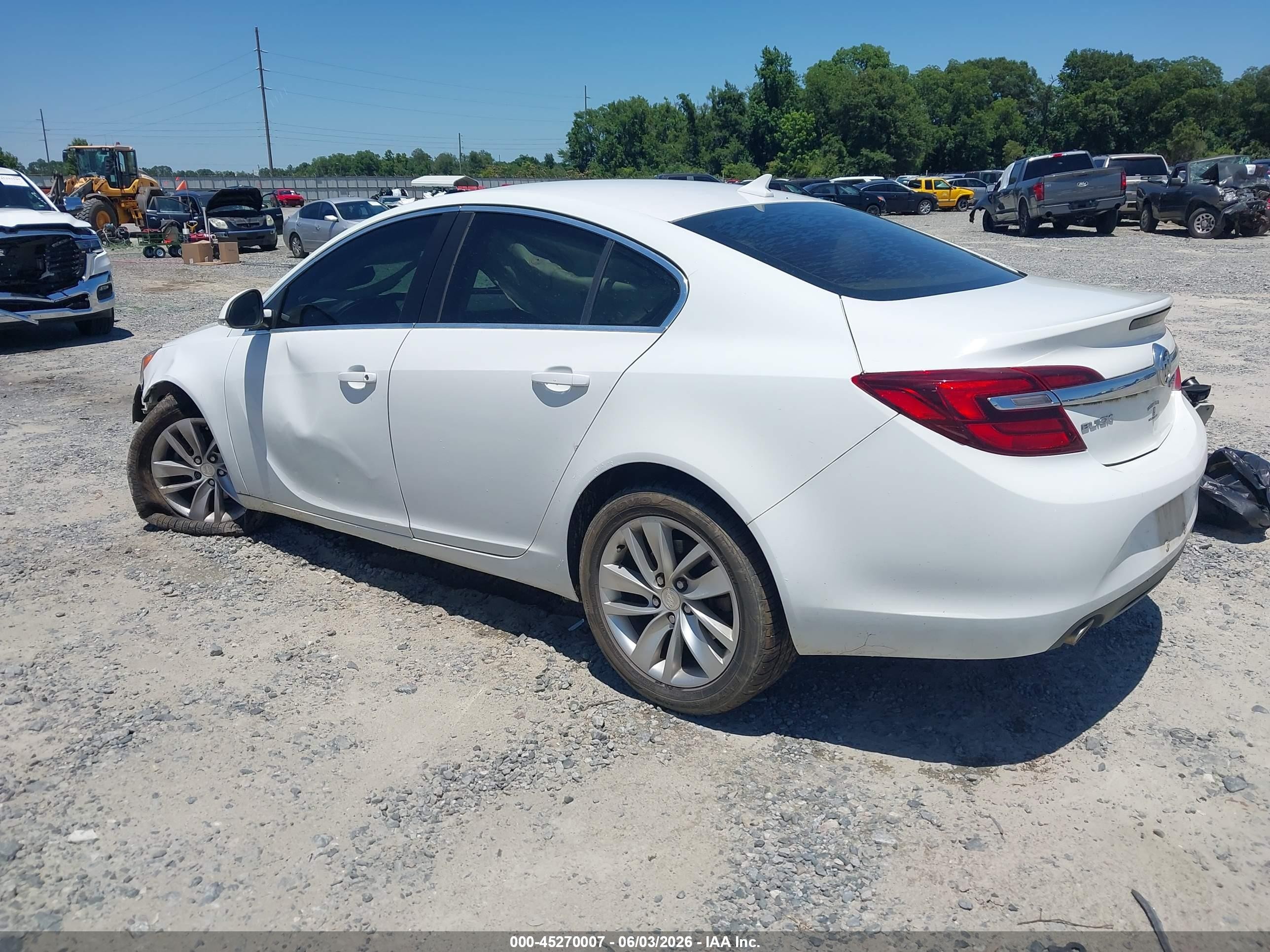 2014 Buick Regal Turbo White vin: 2G4GK5EX7E9268046
