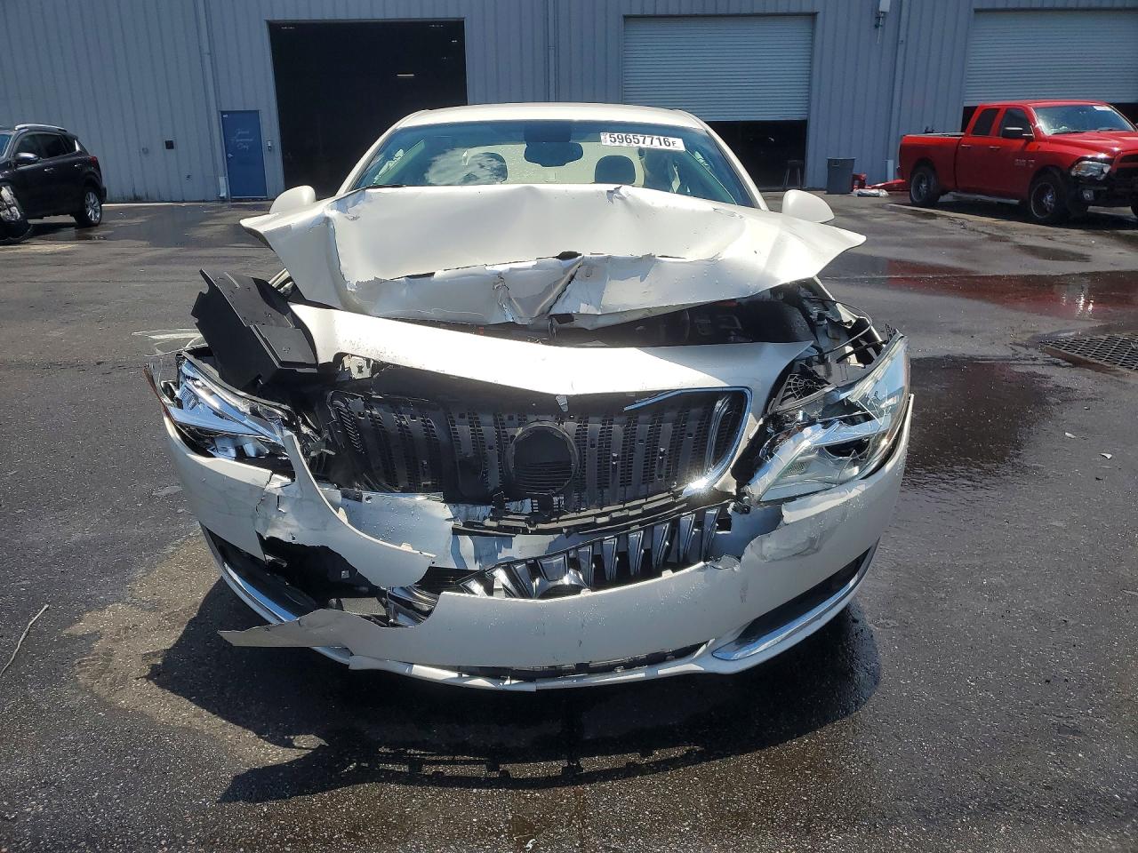 2015 Buick Regal White vin: 2G4GK5EX7F9119508