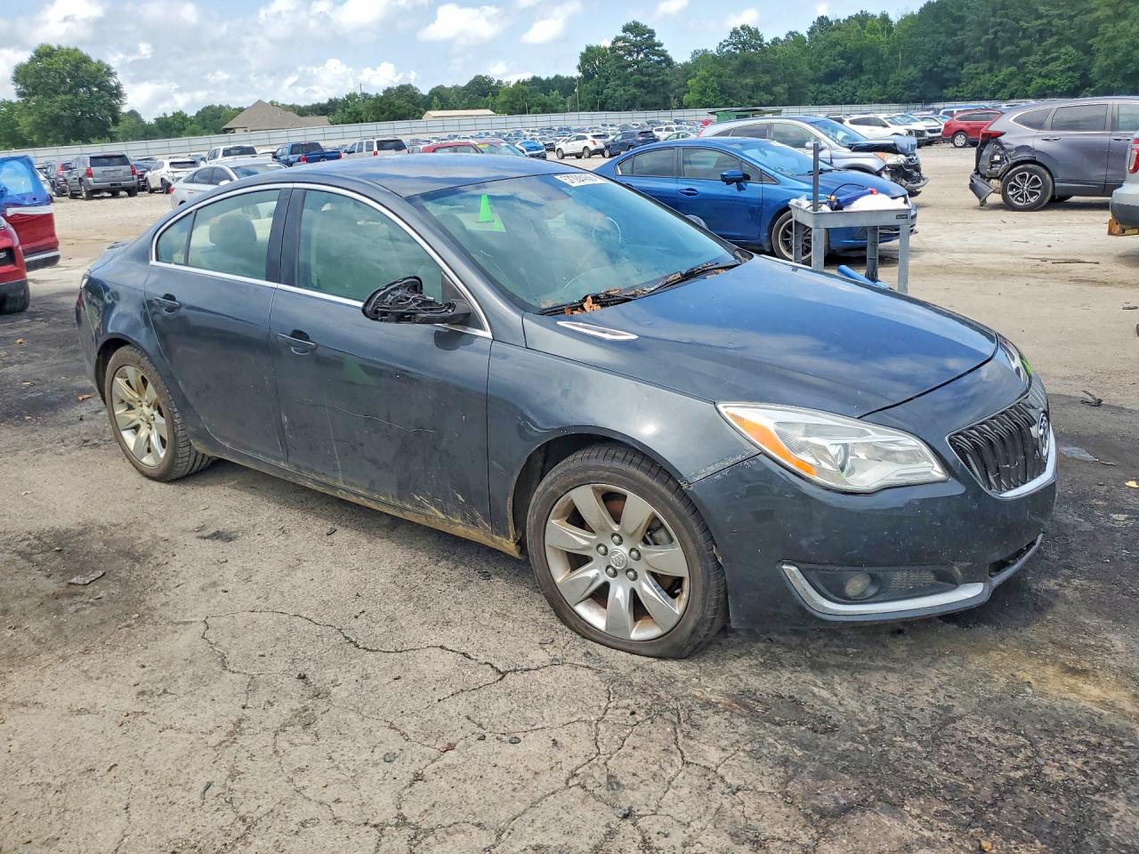 2015 Buick Regal Черный vin: 2G4GK5EX7F9239566