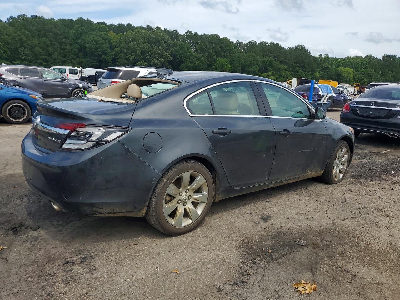 2015 Buick Regal Черный vin: 2G4GK5EX7F9239566