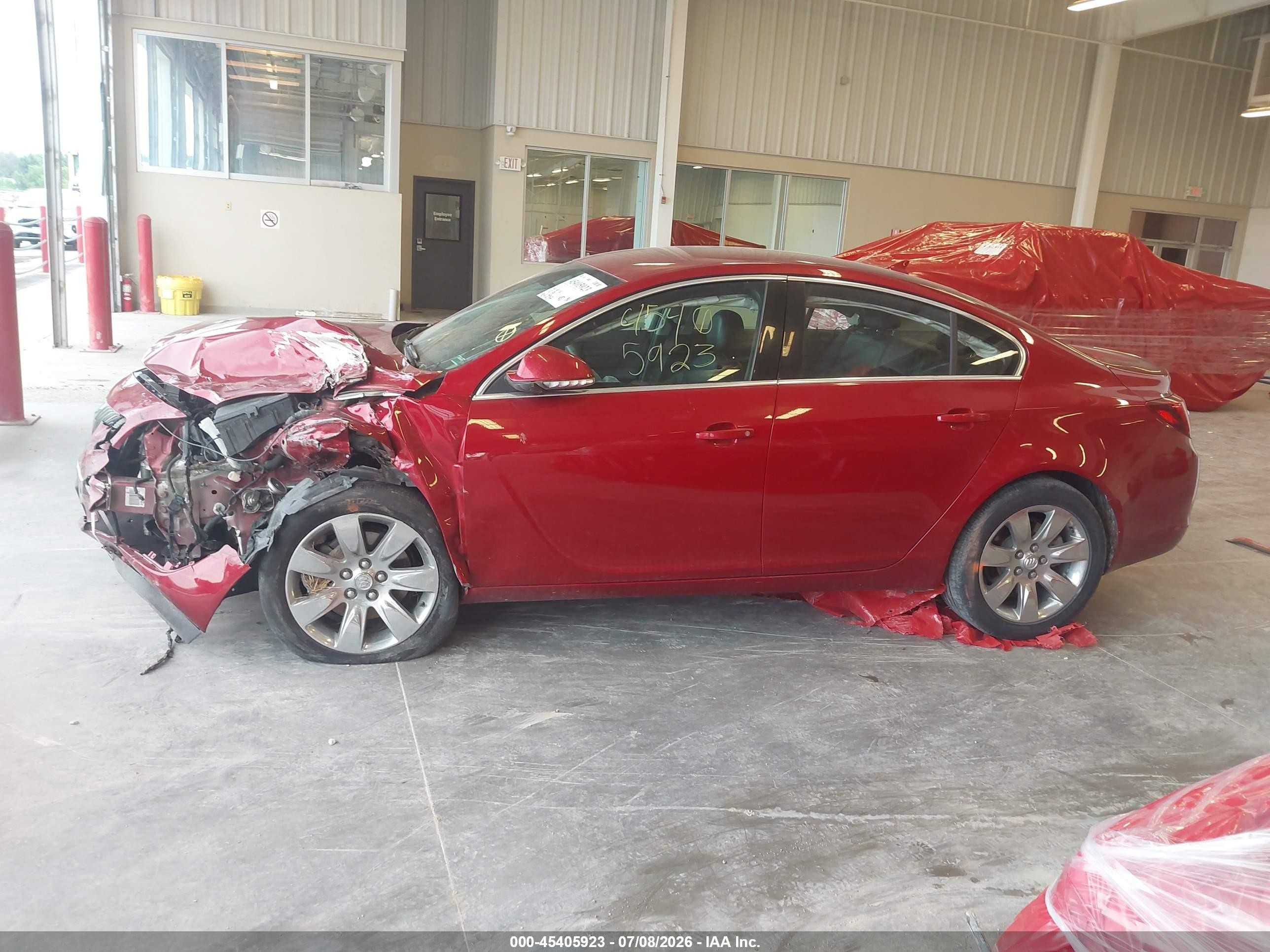 2014 Buick Regal Turbo Red vin: 2G4GK5EX8E9233760