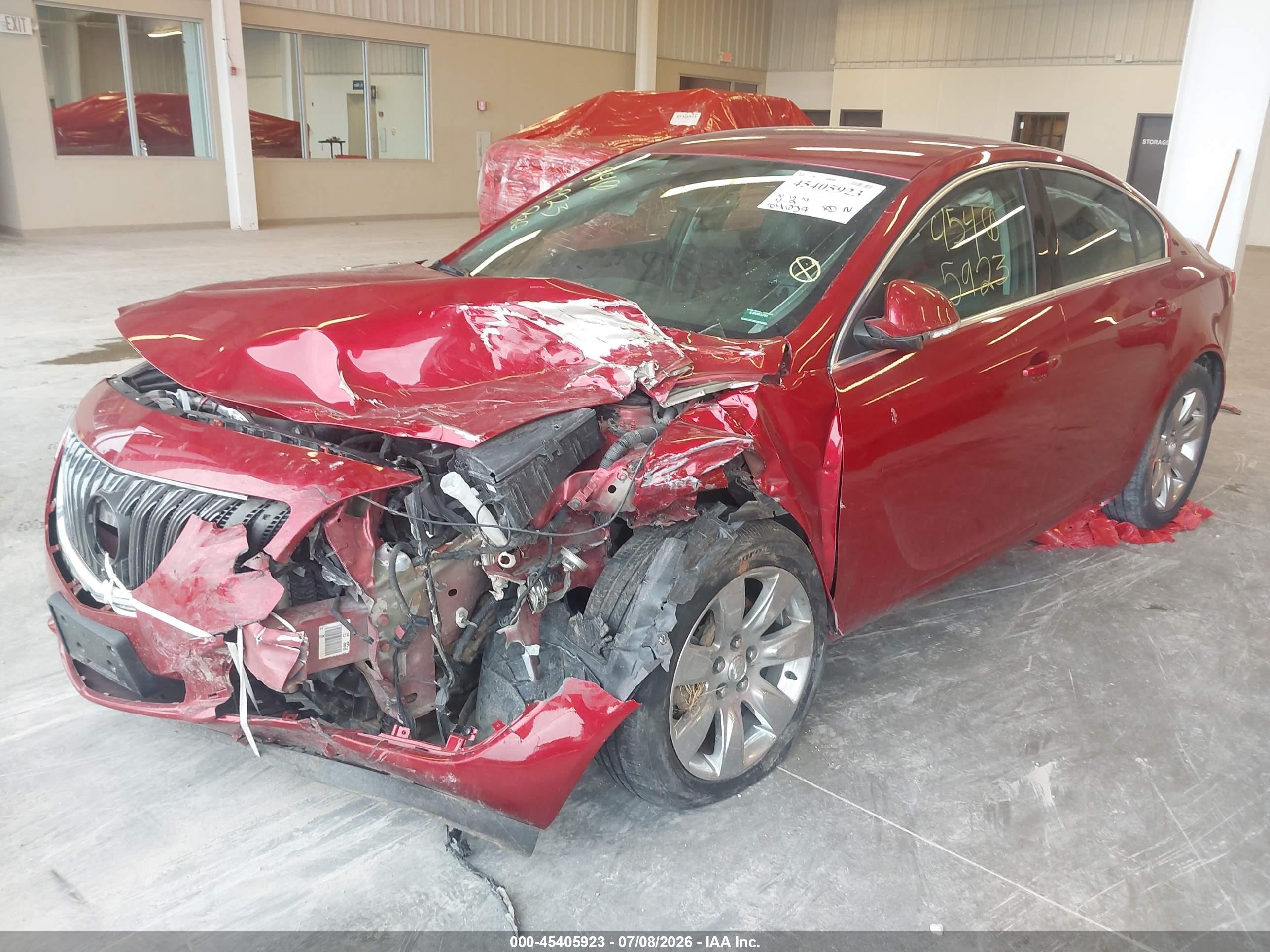2014 Buick Regal Turbo Red vin: 2G4GK5EX8E9233760