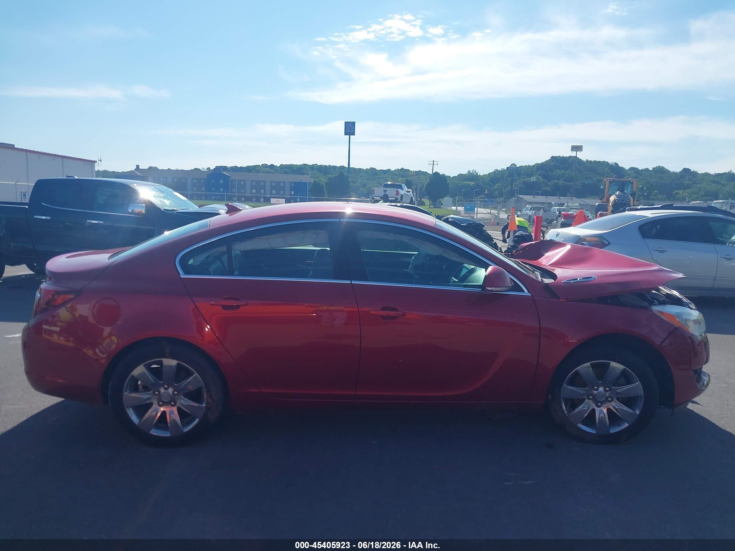2014 Buick Regal Turbo Red vin: 2G4GK5EX8E9233760