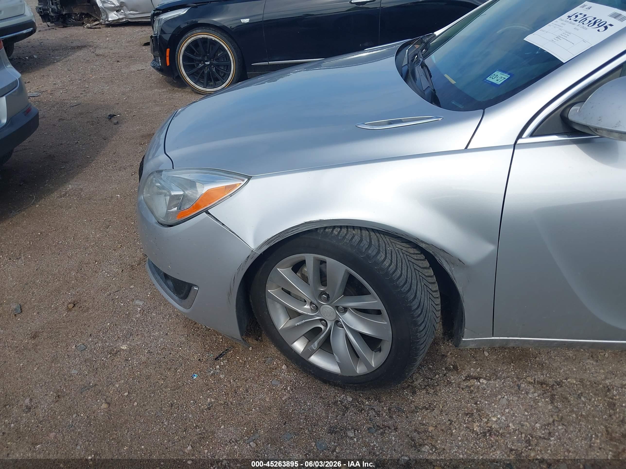 2014 Buick Regal Turbo Silver vin: 2G4GK5EX8E9245245