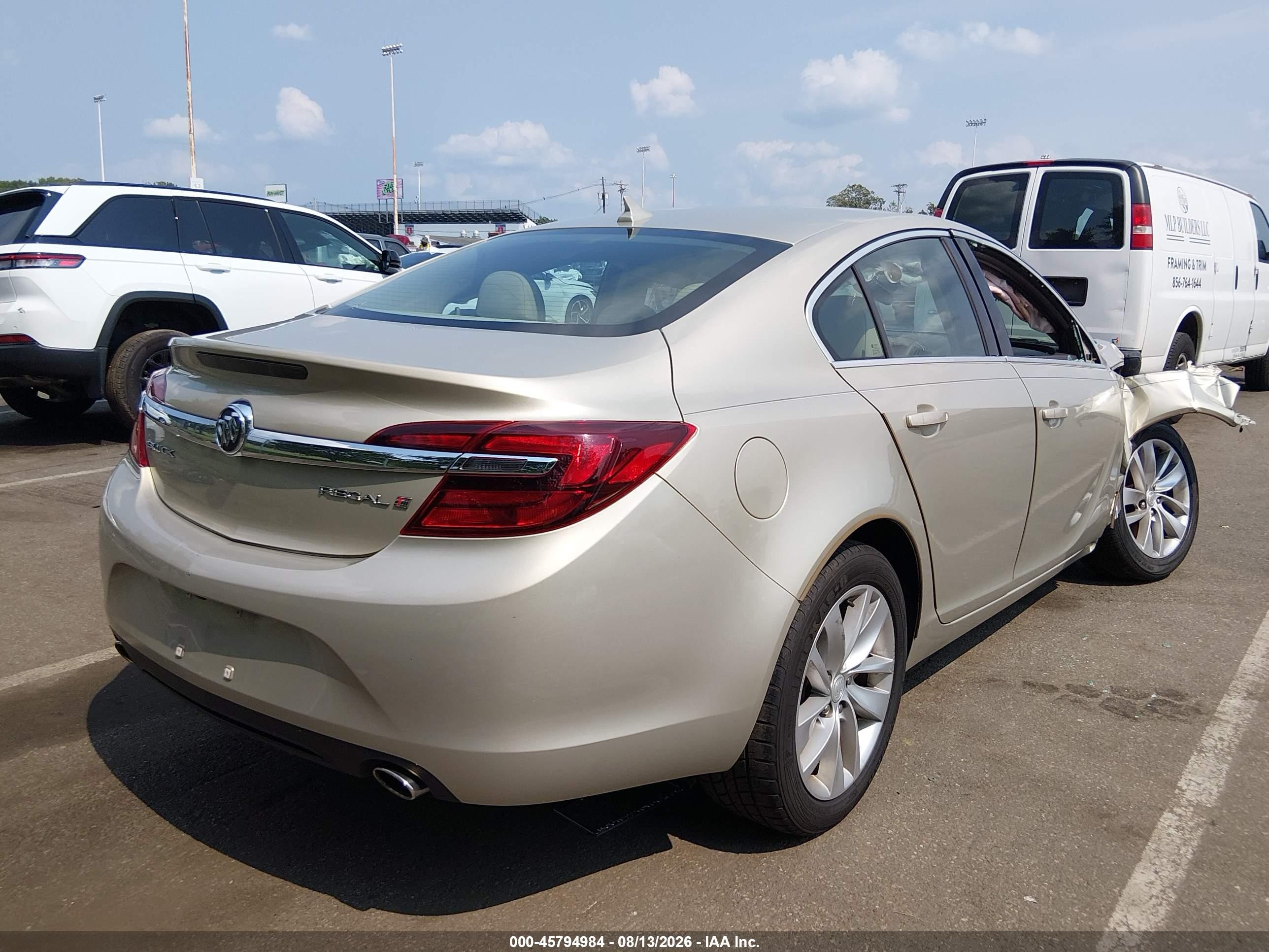 2014 Buick Regal Turbo Beige vin: 2G4GK5EX8E9276267