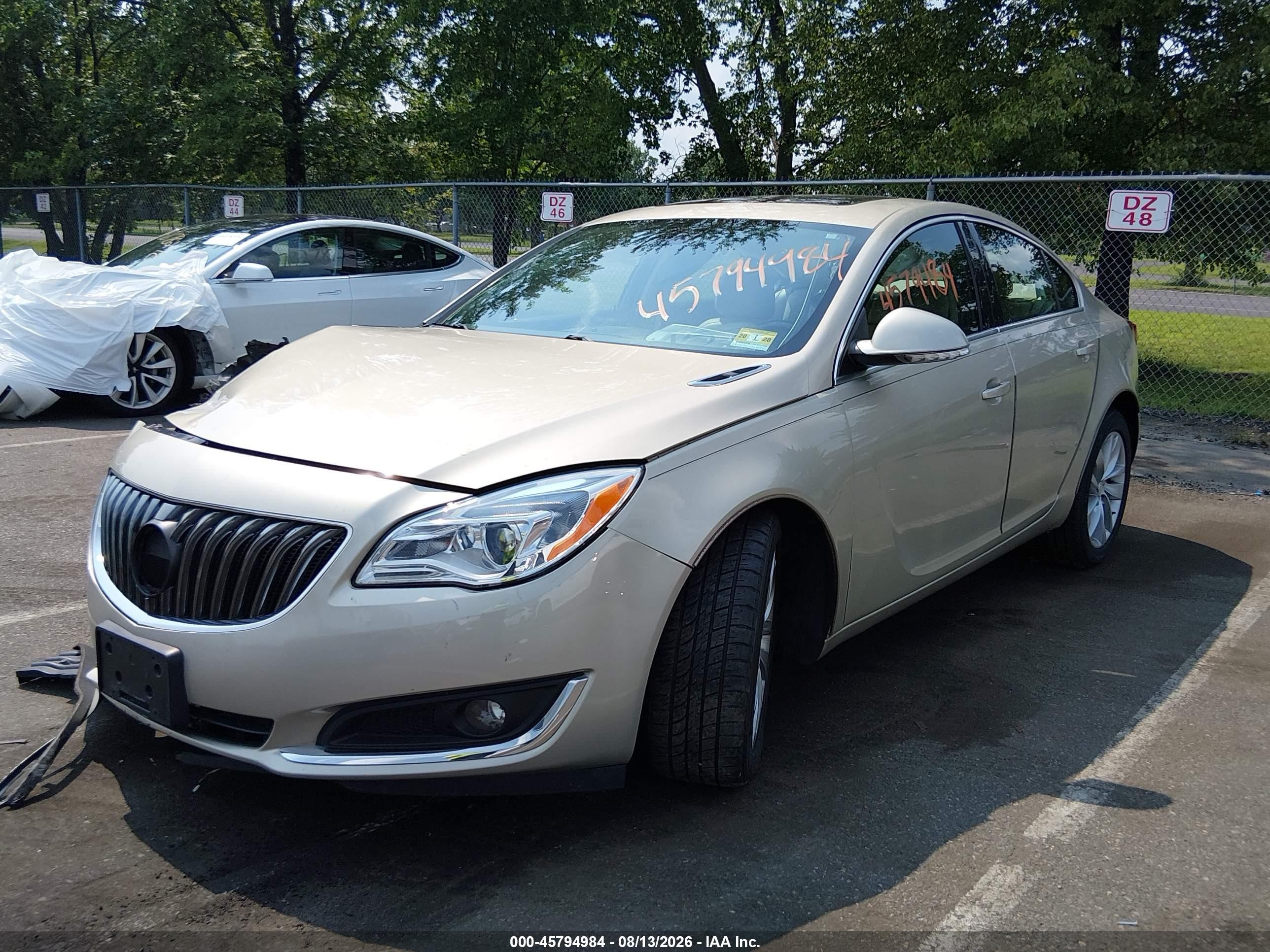 2014 Buick Regal Turbo Beige vin: 2G4GK5EX8E9276267