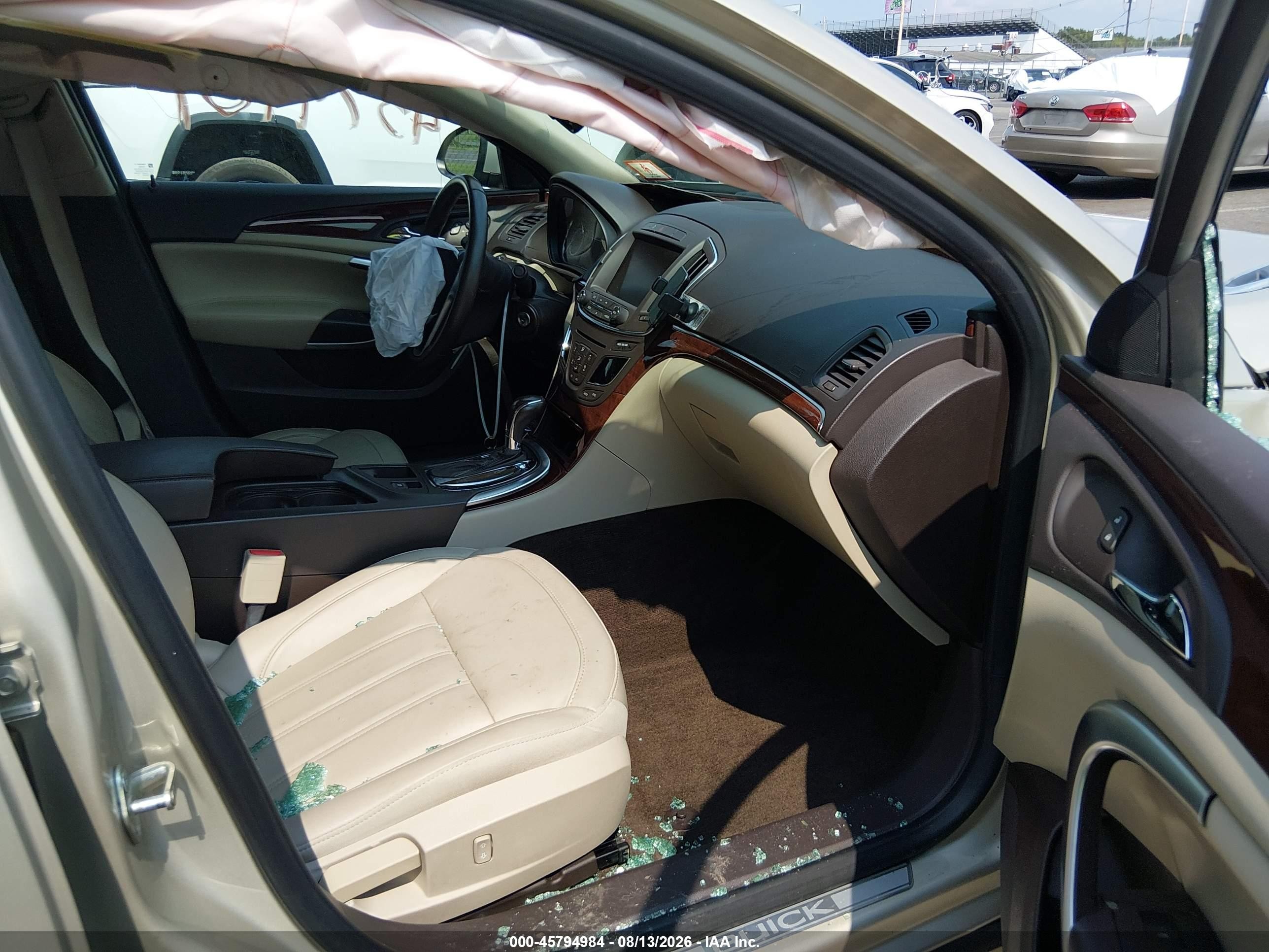 2014 Buick Regal Turbo Beige vin: 2G4GK5EX8E9276267