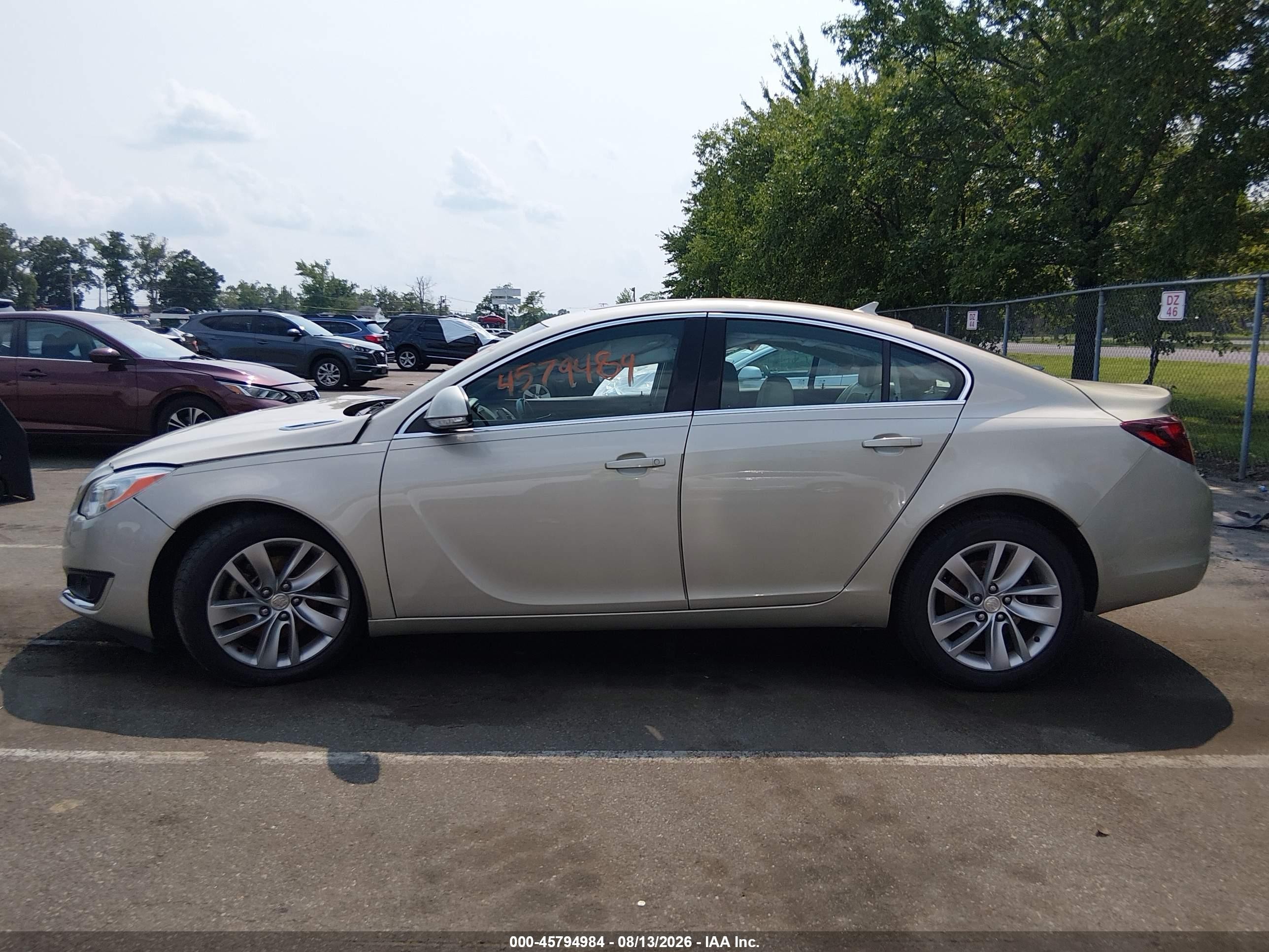 2014 Buick Regal Turbo Beige vin: 2G4GK5EX8E9276267