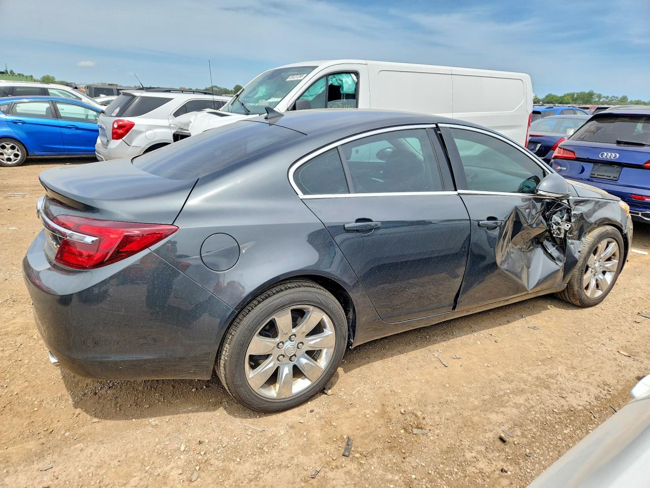2014 Buick Regal Gray vin: 2G4GK5EX9E9283972