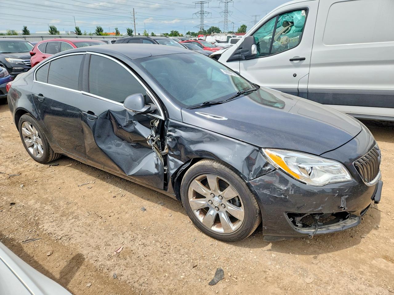 2014 Buick Regal Gray vin: 2G4GK5EX9E9283972