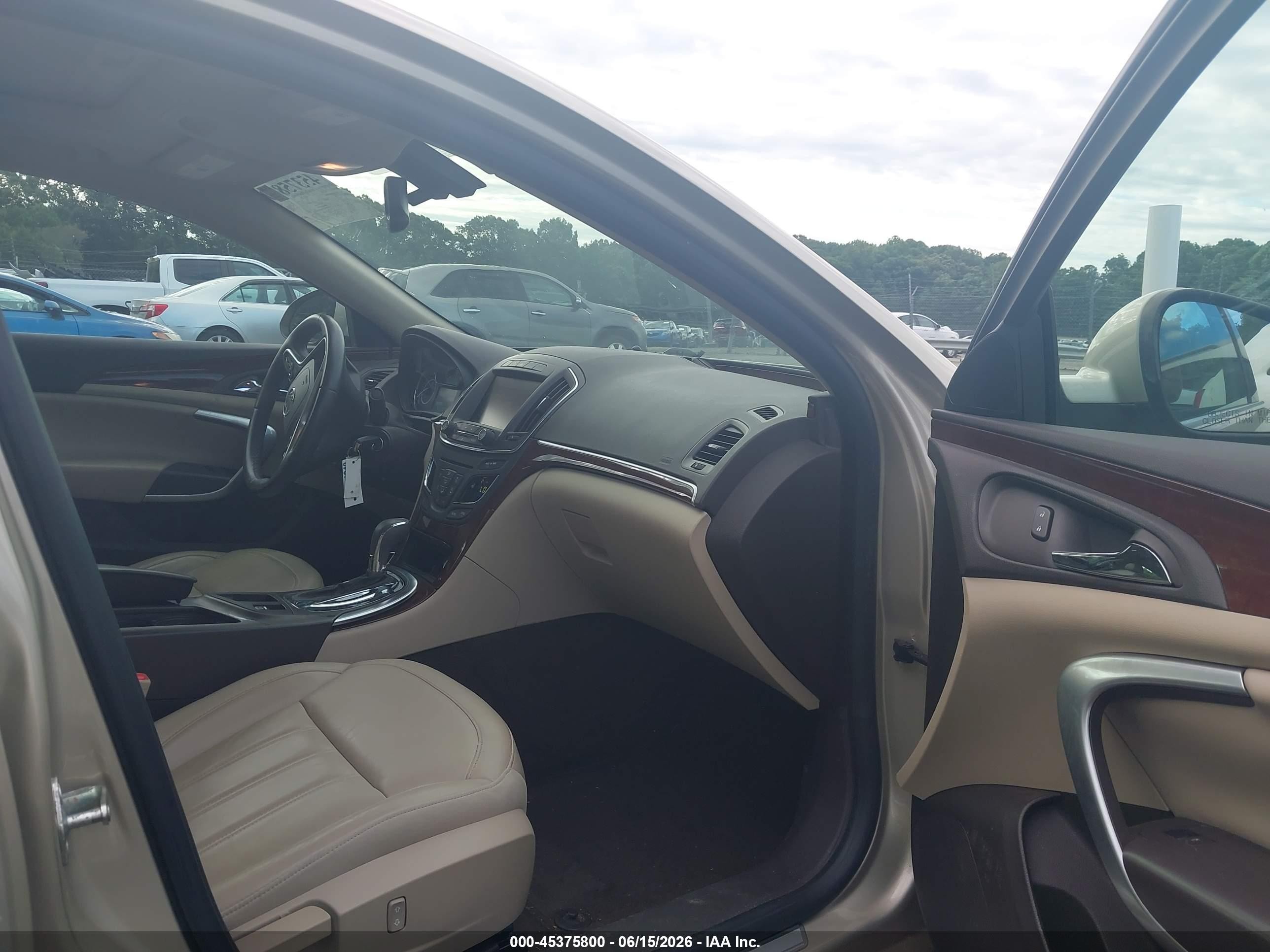 2014 Buick Regal Turbo Золотой vin: 2G4GK5EX9E9320552