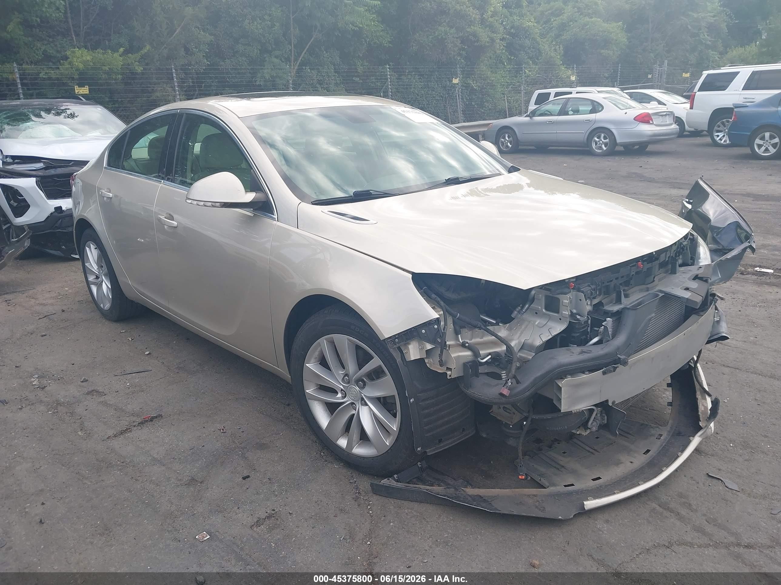 2014 Buick Regal Turbo Gold vin: 2G4GK5EX9E9320552