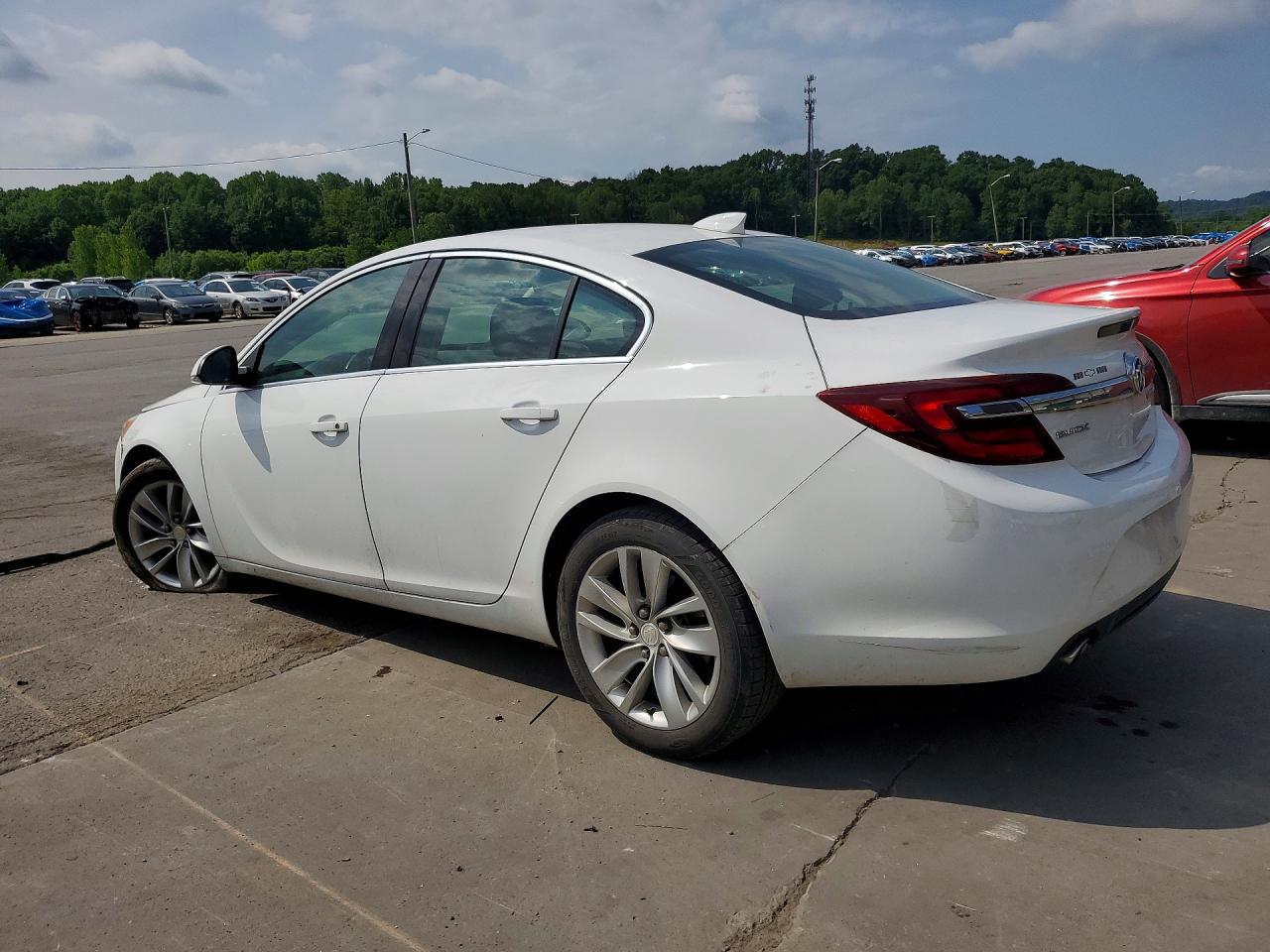 2015 Buick Regal White vin: 2G4GK5EXXF9129434