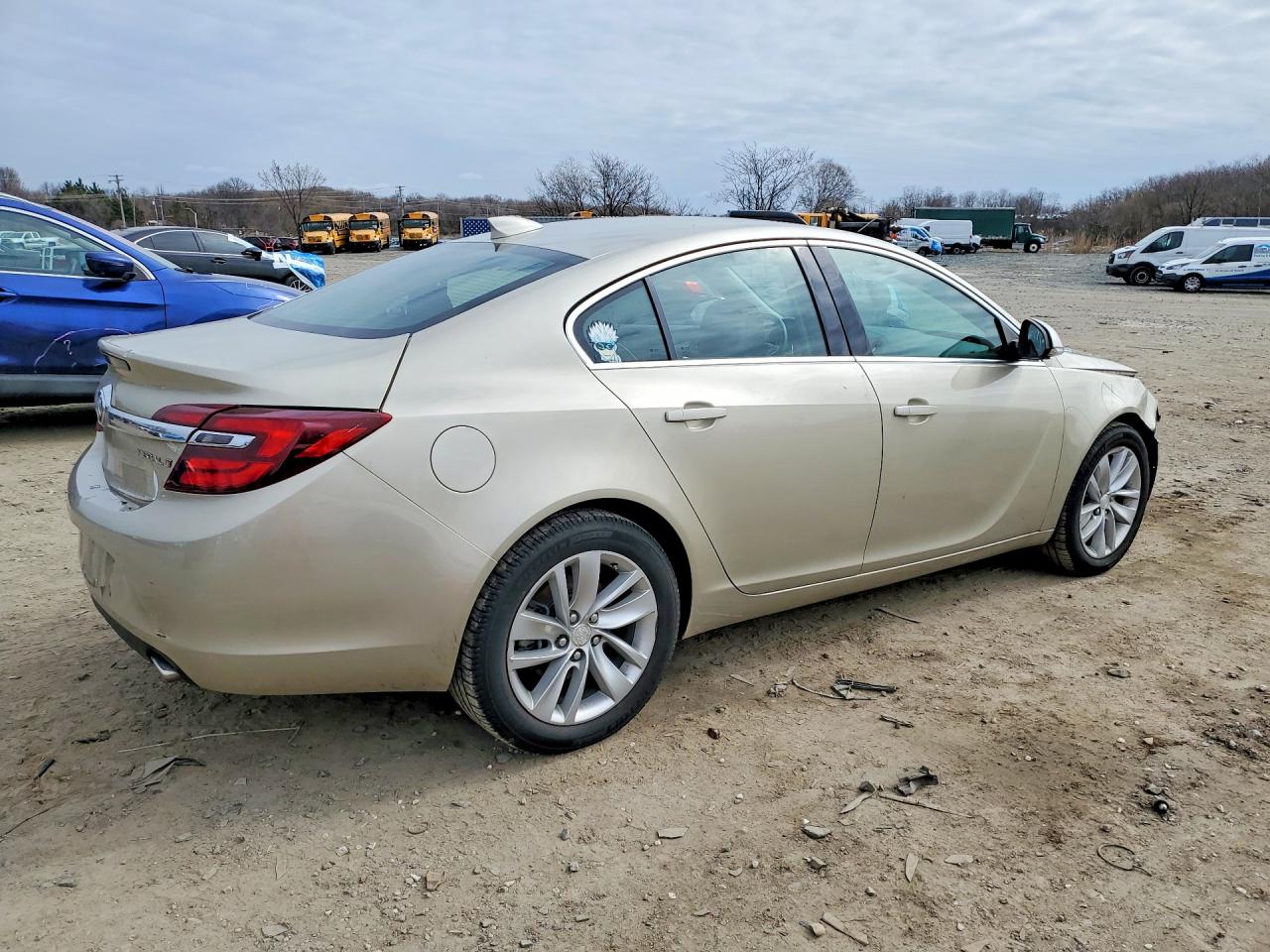 2015 Buick Regal Beige vin: 2G4GK5EXXF9163616