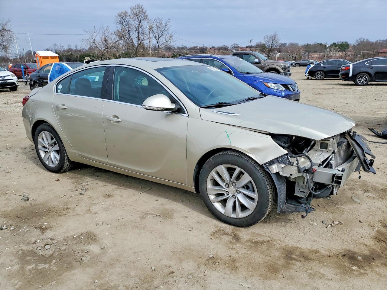 2015 Buick Regal Beige vin: 2G4GK5EXXF9163616