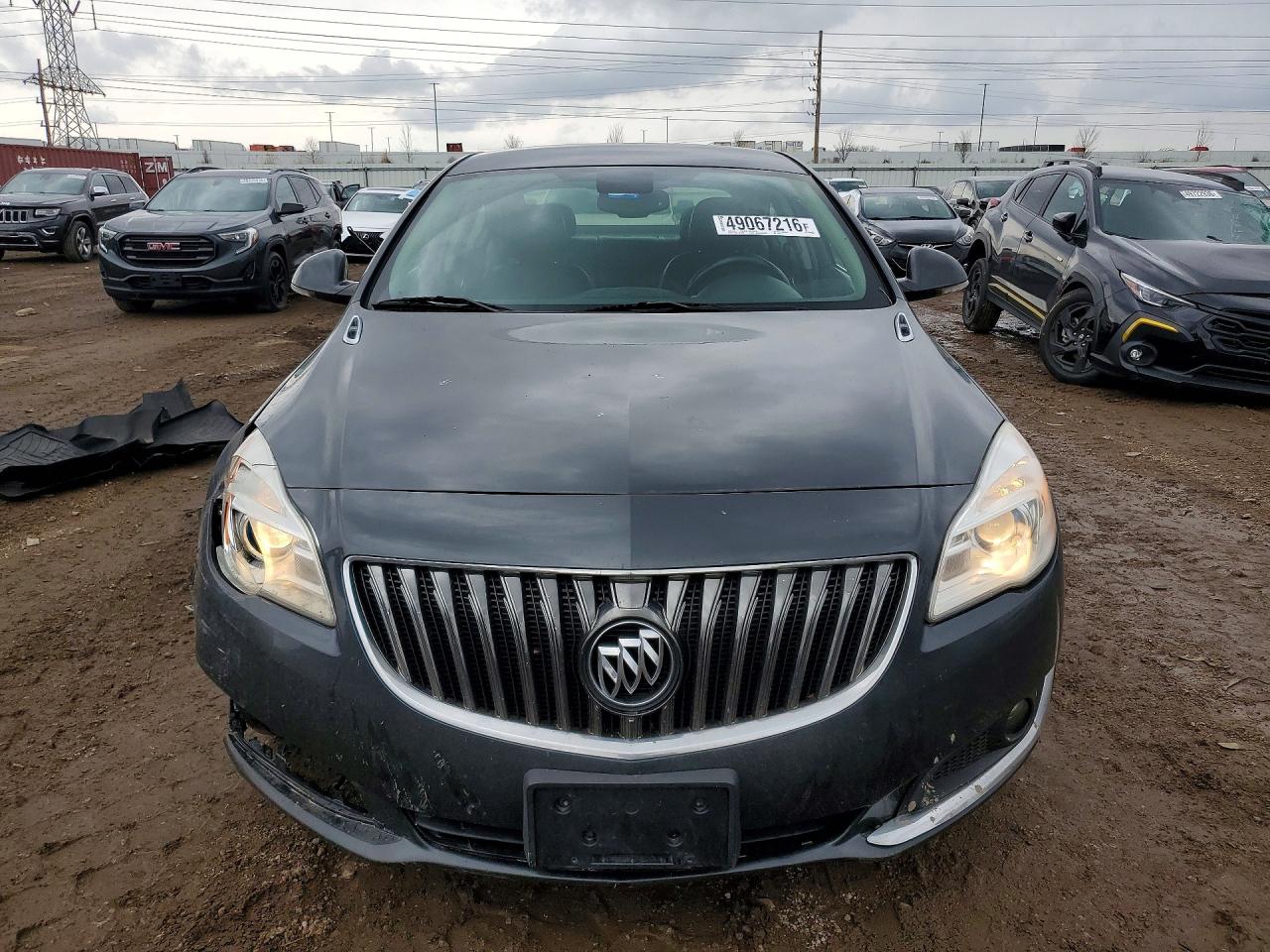 2015 Buick Regal Серый vin: 2G4GK5EXXF9173921