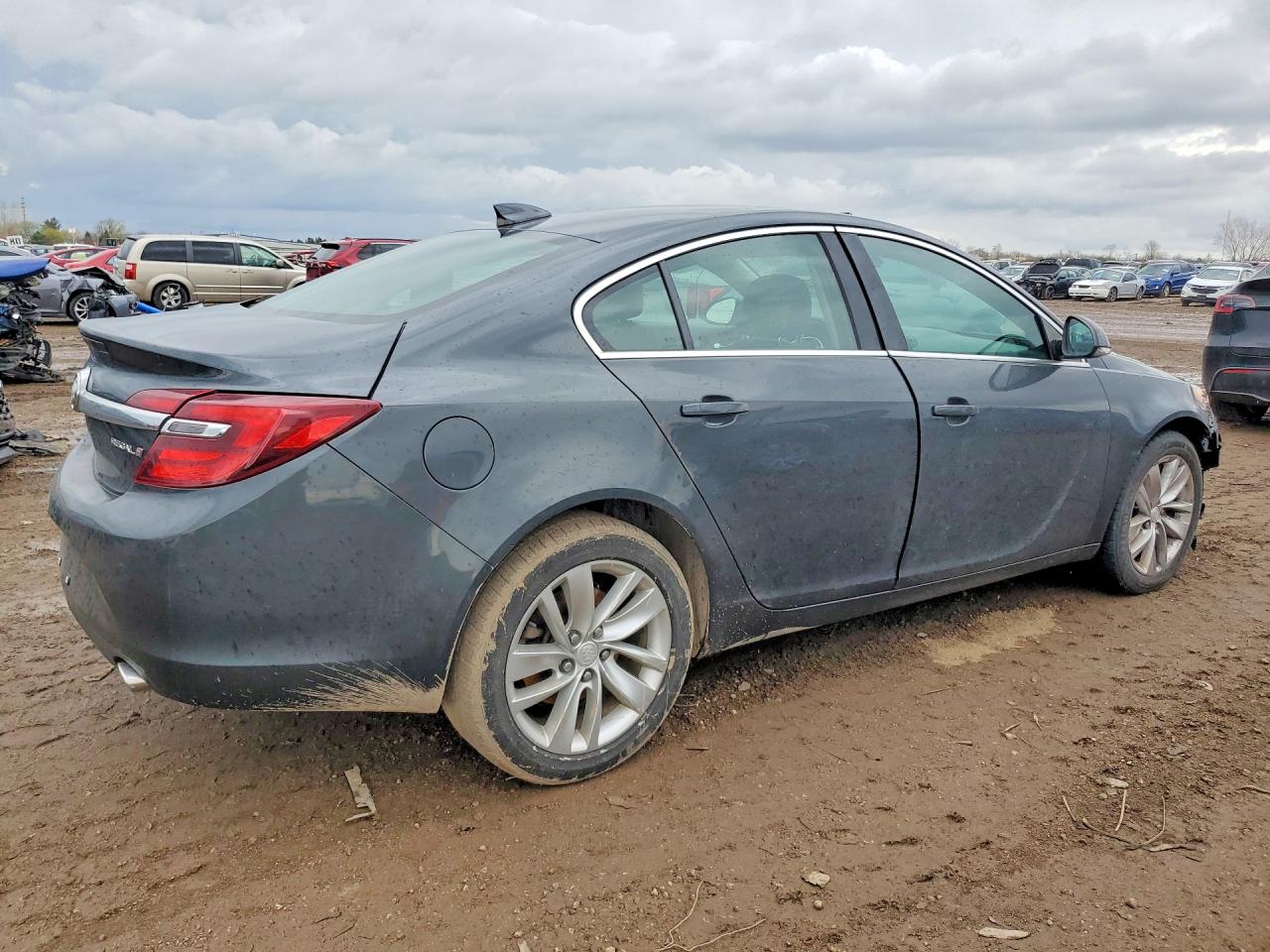 2015 Buick Regal Серый vin: 2G4GK5EXXF9173921