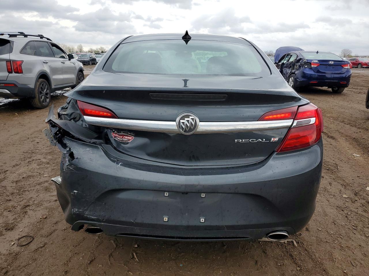 2015 Buick Regal Серый vin: 2G4GK5EXXF9173921