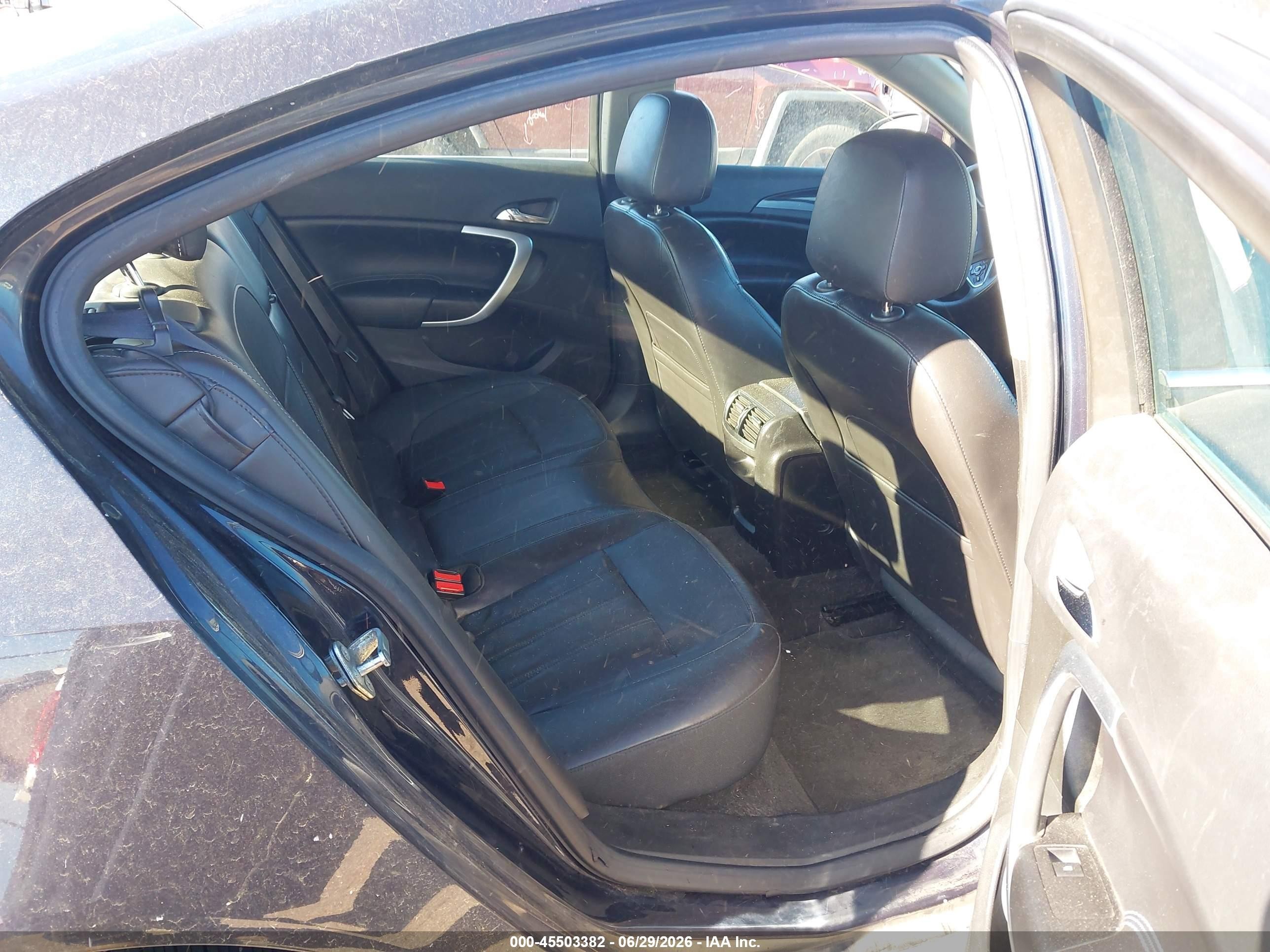 2014 Buick Regal Turbo Black vin: 2G4GL5EX2E9319207