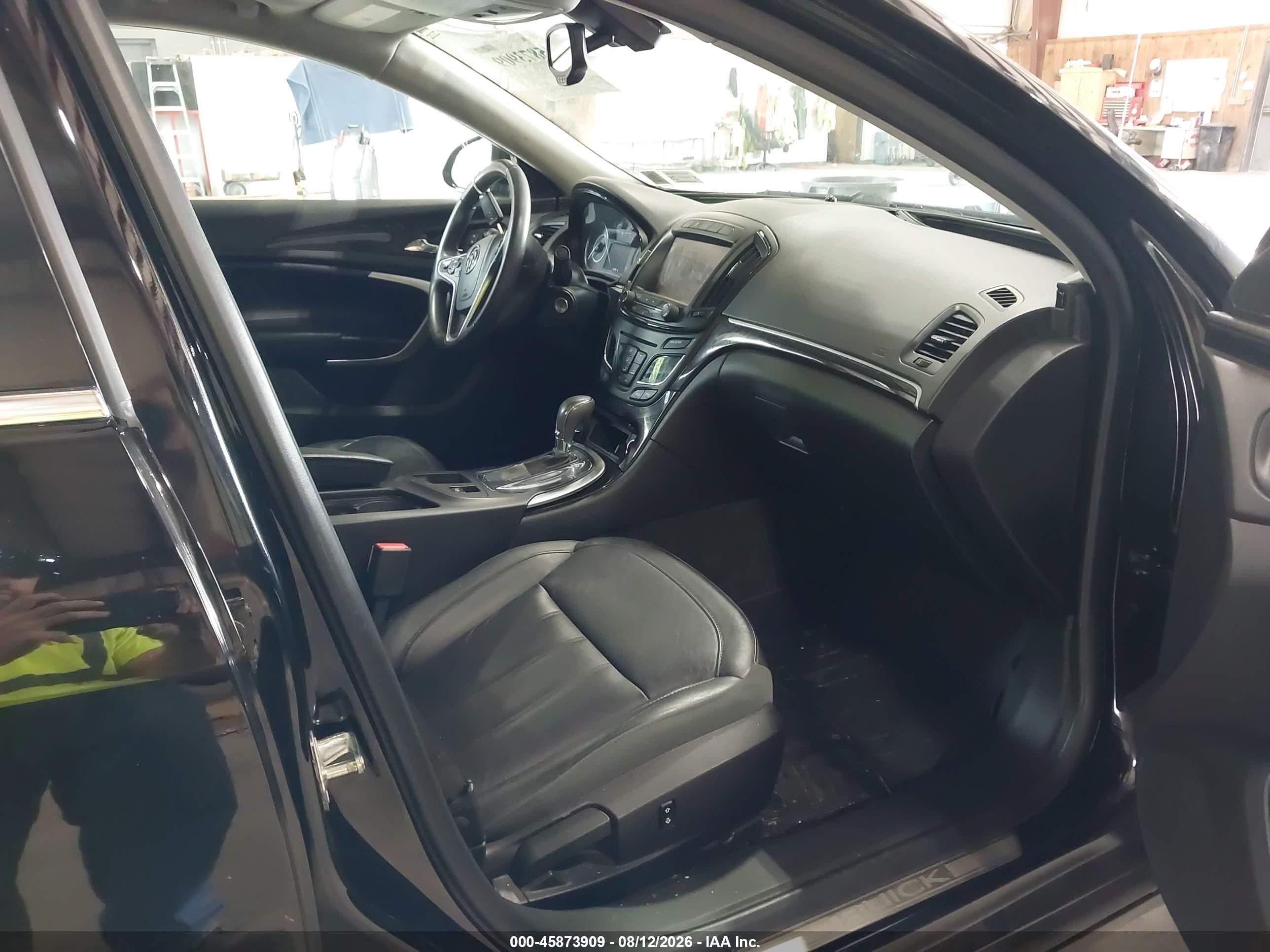 2015 Buick Regal Turbo Black vin: 2G4GL5EX2F9262282