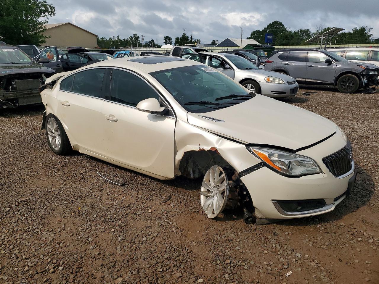 2014 Buick Regal White vin: 2G4GL5EX4E9177250