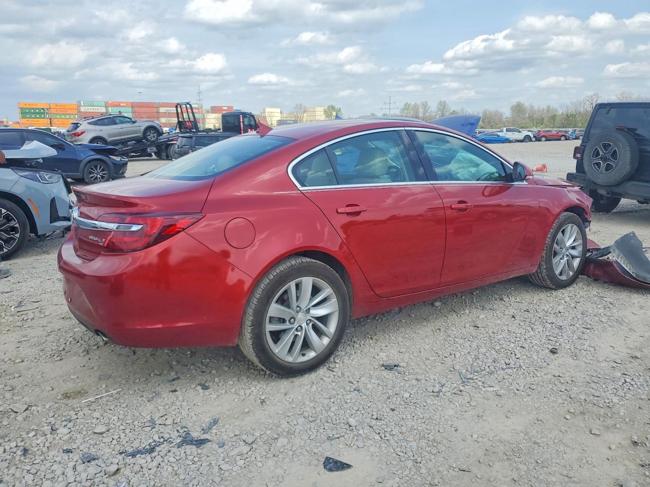 2014 Buick Regal Red vin: 2G4GL5EX4E9227225