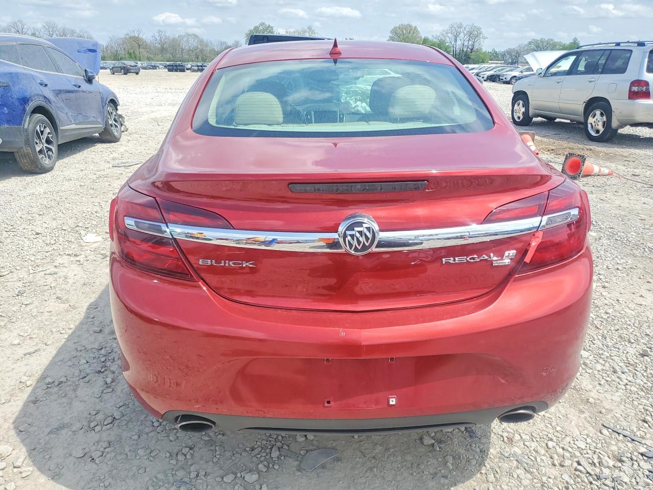 2014 Buick Regal Red vin: 2G4GL5EX4E9227225