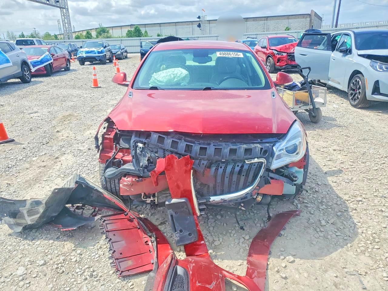 2014 Buick Regal Red vin: 2G4GL5EX4E9227225
