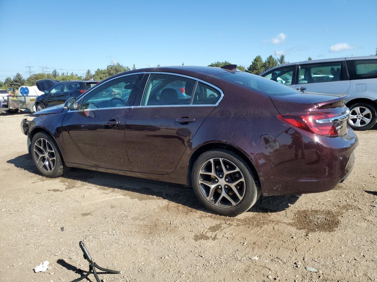 2017 Buick Regal Sport Touring Maroon vin: 2G4GL5EX4H9113181