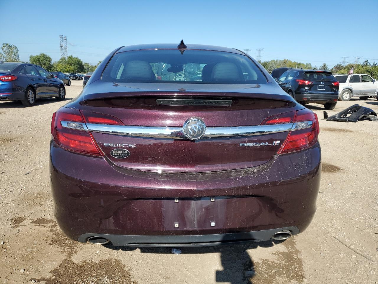 2017 Buick Regal Sport Touring Maroon vin: 2G4GL5EX4H9113181