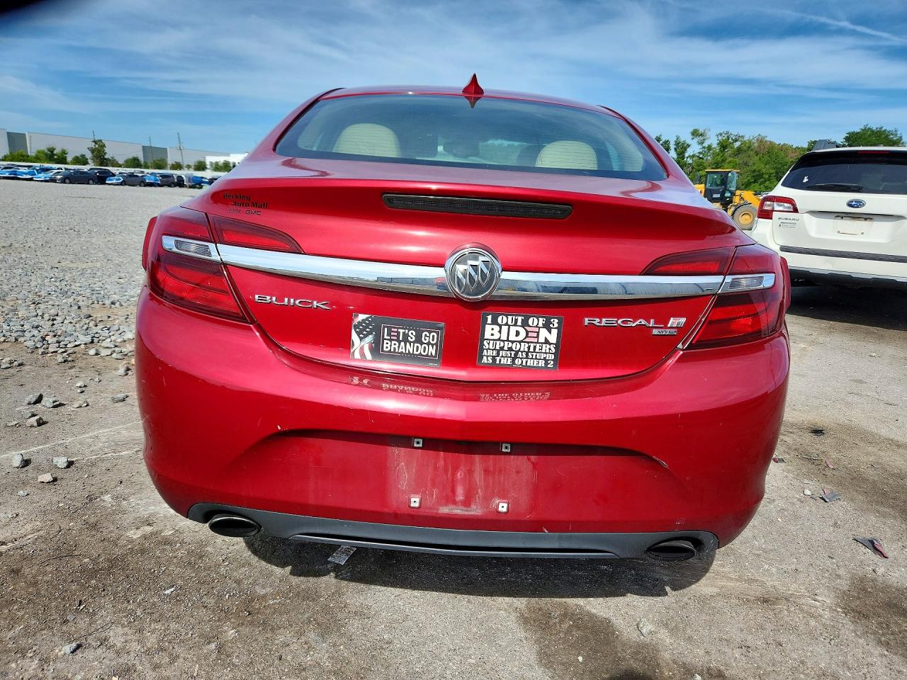 2015 Buick Regal Бордовый vin: 2G4GL5EX5F9165058