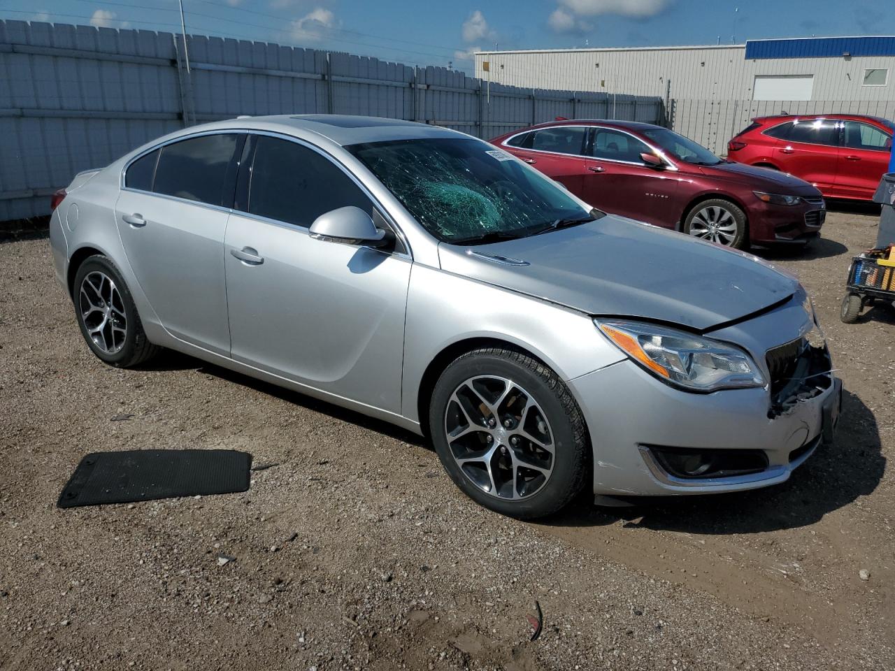 2017 Buick Regal Sport Touring Silver vin: 2G4GL5EX6H9137255