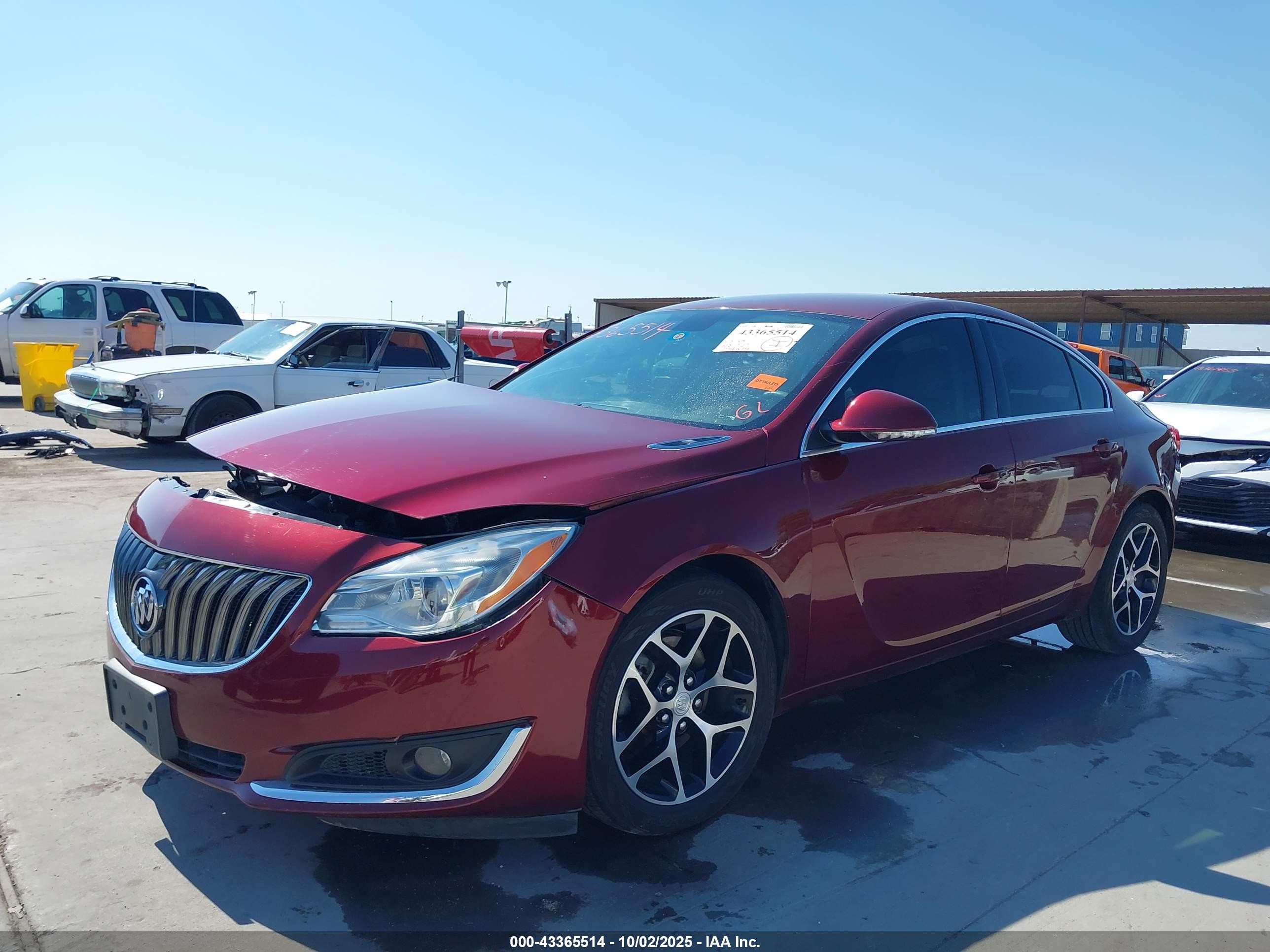 2017 Buick Regal Turbo Sport Touring Burgundy vin: 2G4GL5EXXH9110303