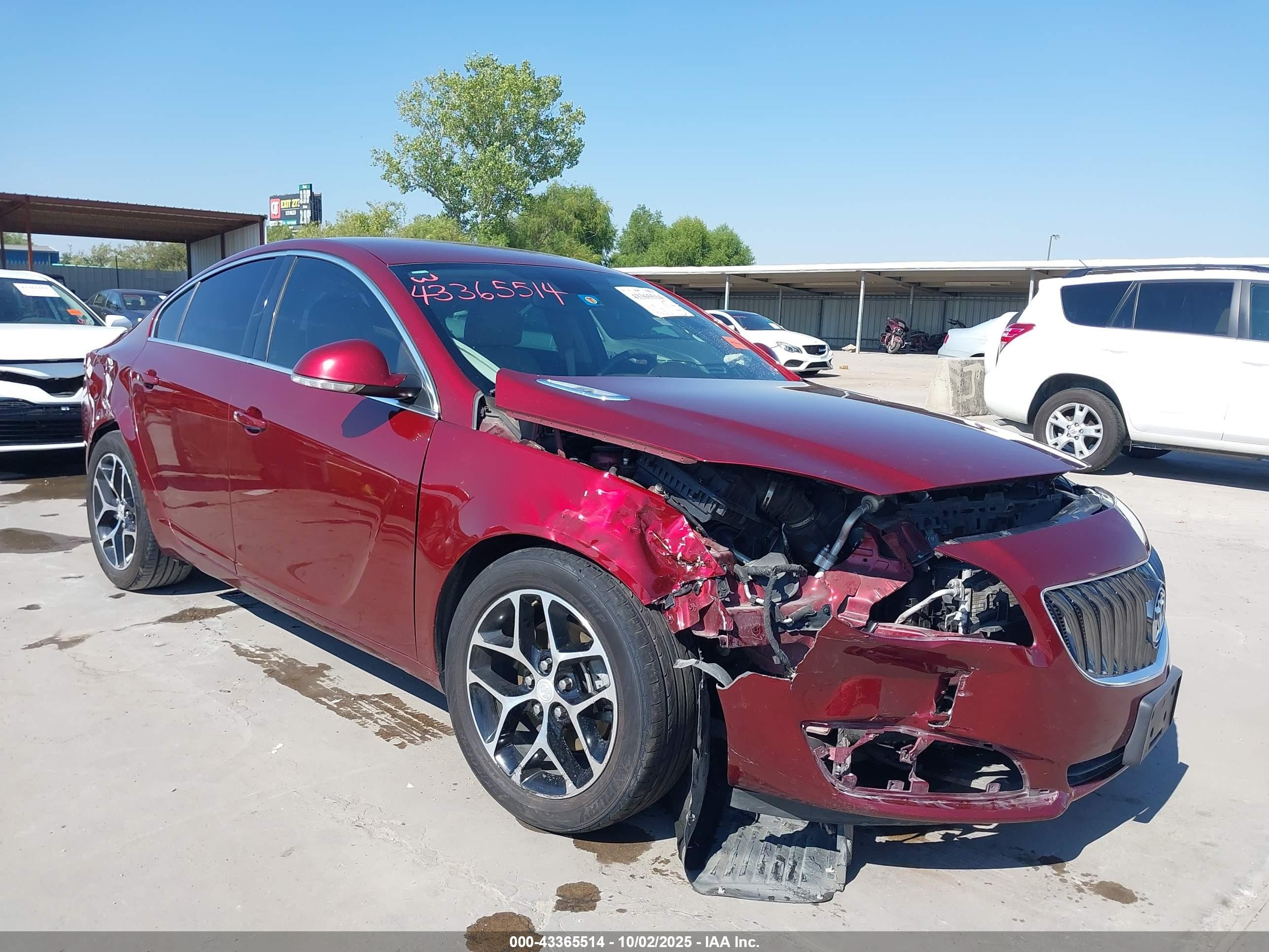 2017 Buick Regal Turbo Sport Touring Burgundy vin: 2G4GL5EXXH9110303