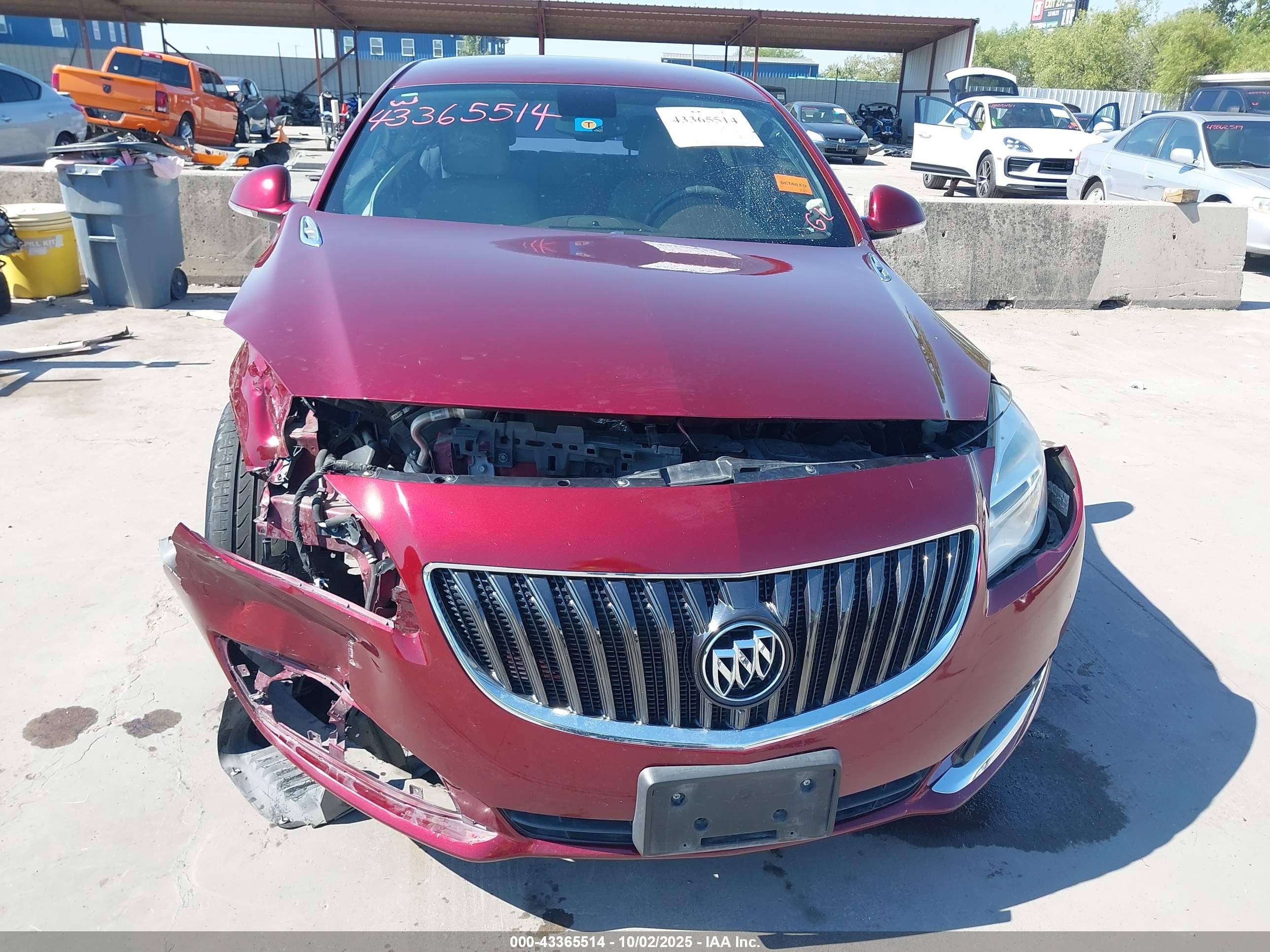 2017 Buick Regal Turbo Sport Touring Burgundy vin: 2G4GL5EXXH9110303