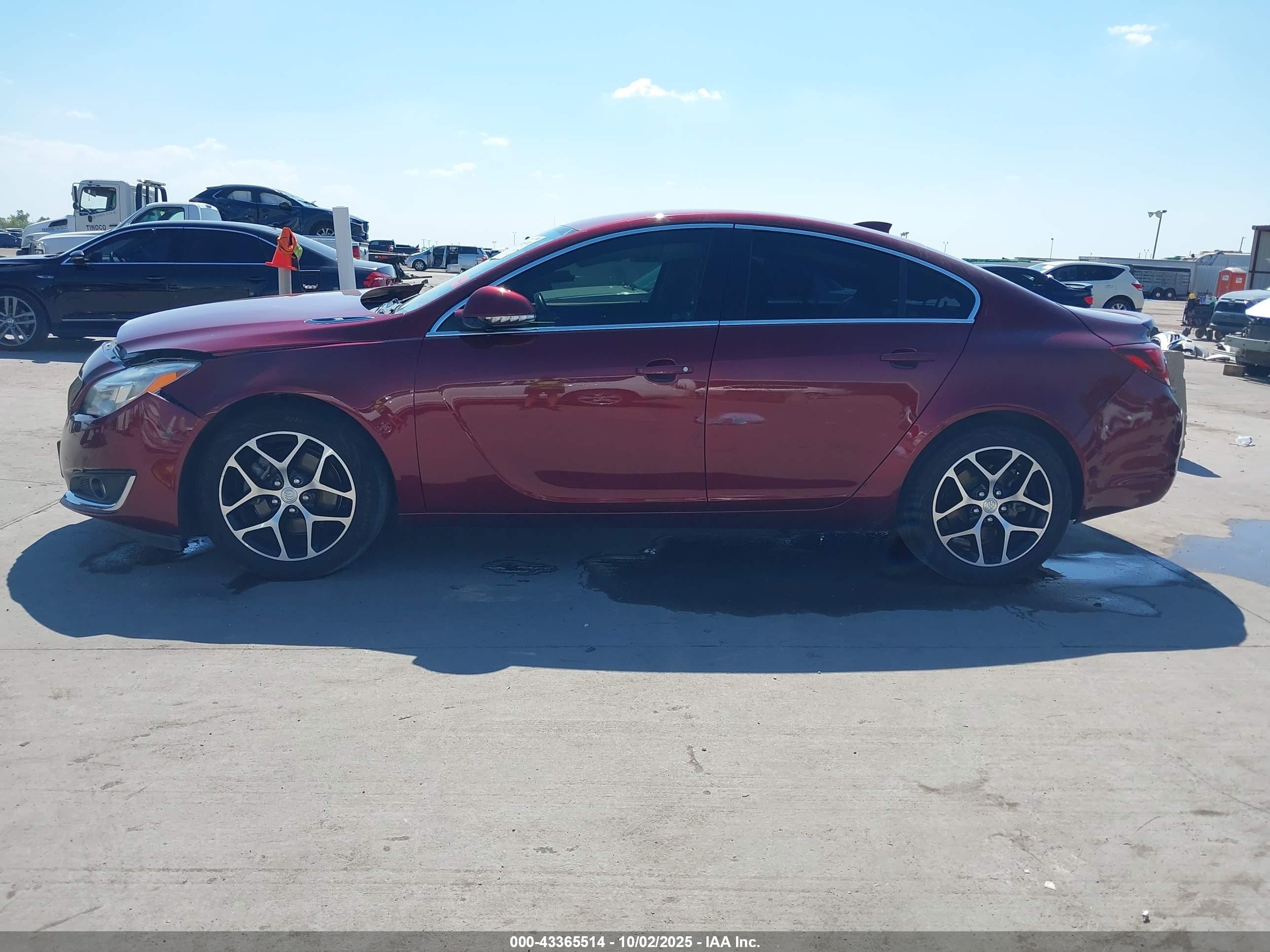 2017 Buick Regal Turbo Sport Touring Burgundy vin: 2G4GL5EXXH9110303