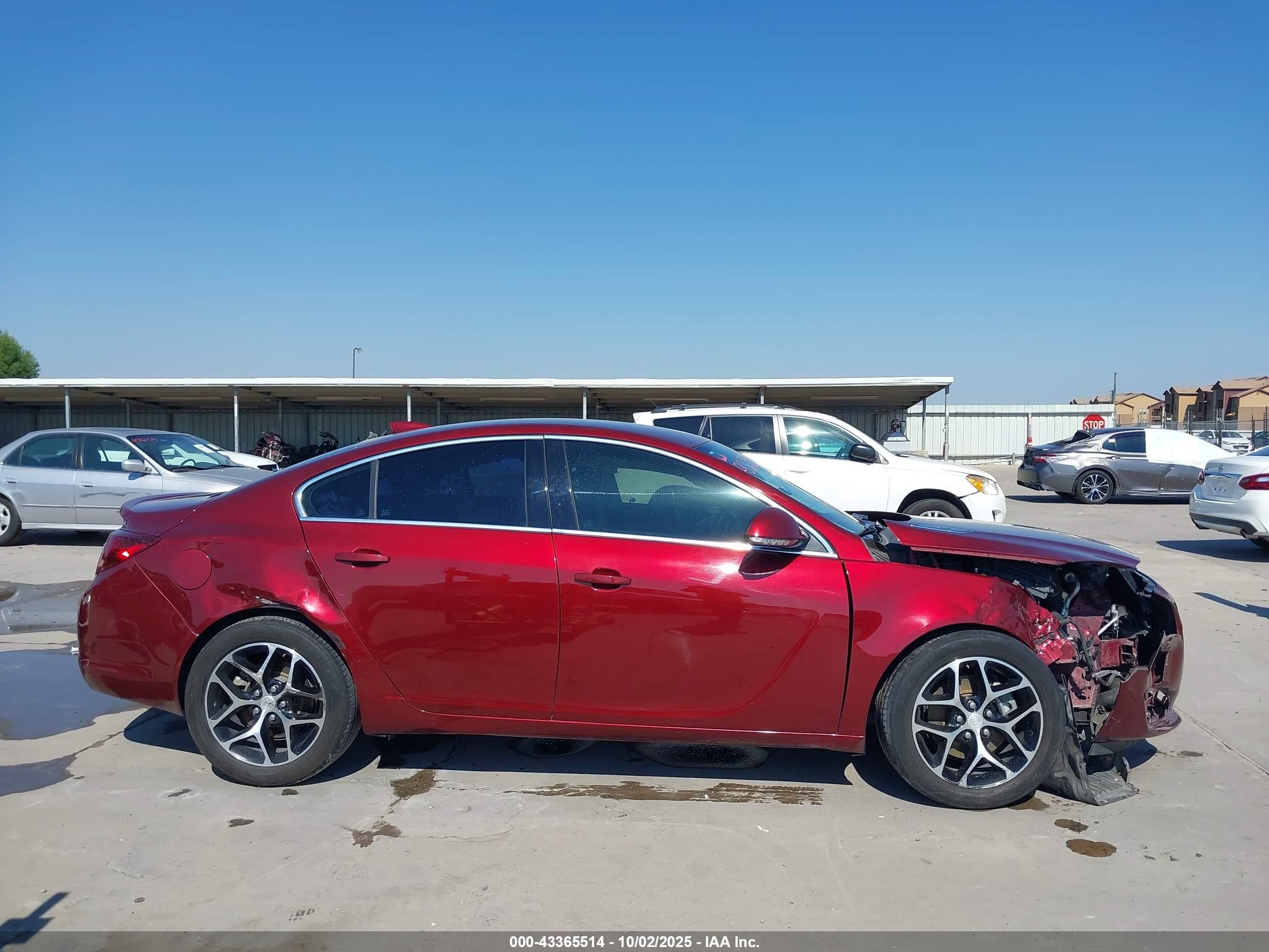 2017 Buick Regal Turbo Sport Touring Burgundy vin: 2G4GL5EXXH9110303